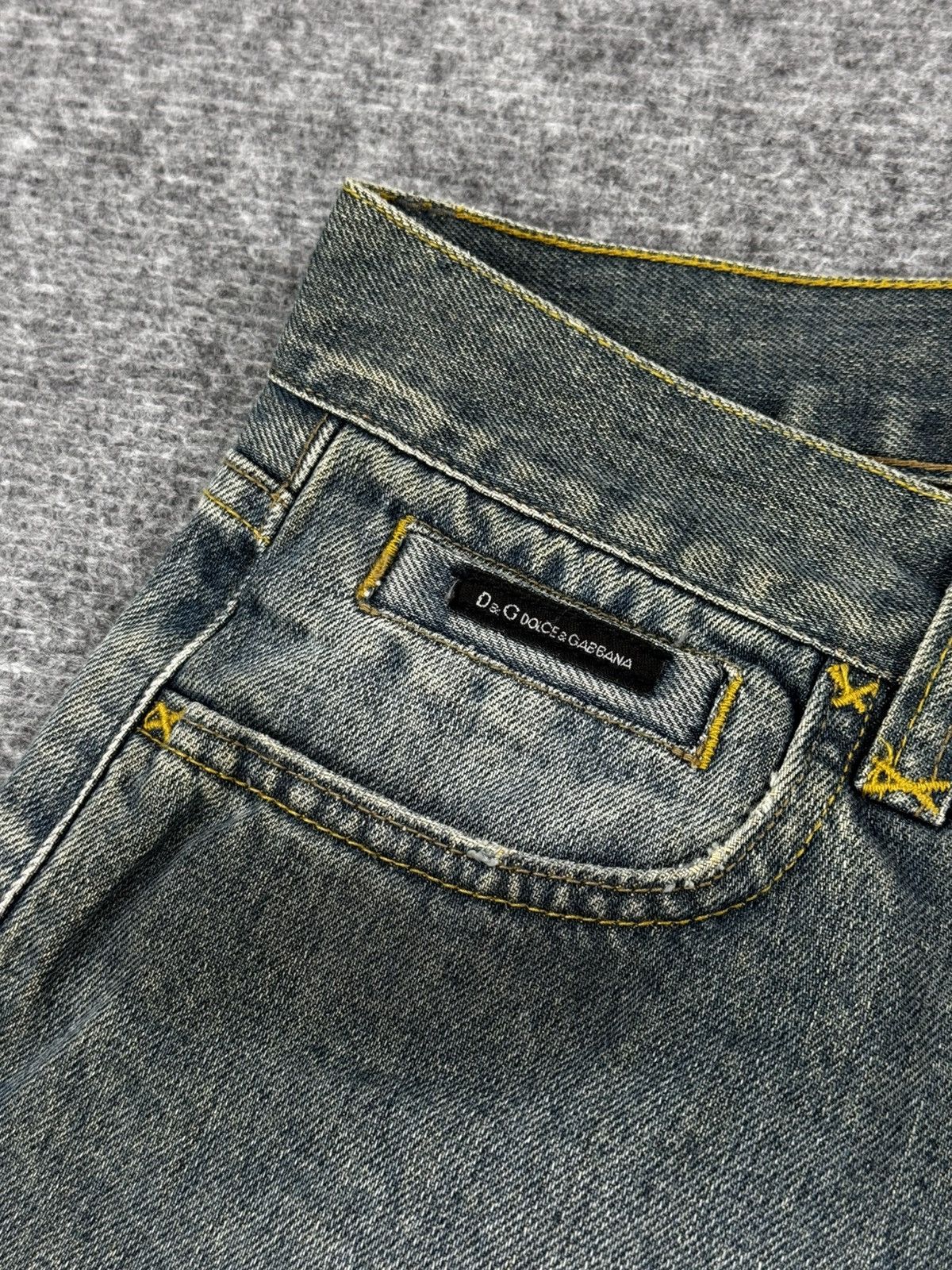 Dolce & Gabbana Vintage FW04 Dolce & Gabbana LOVE Patch Jeans Size US 33 - 8 Thumbnail