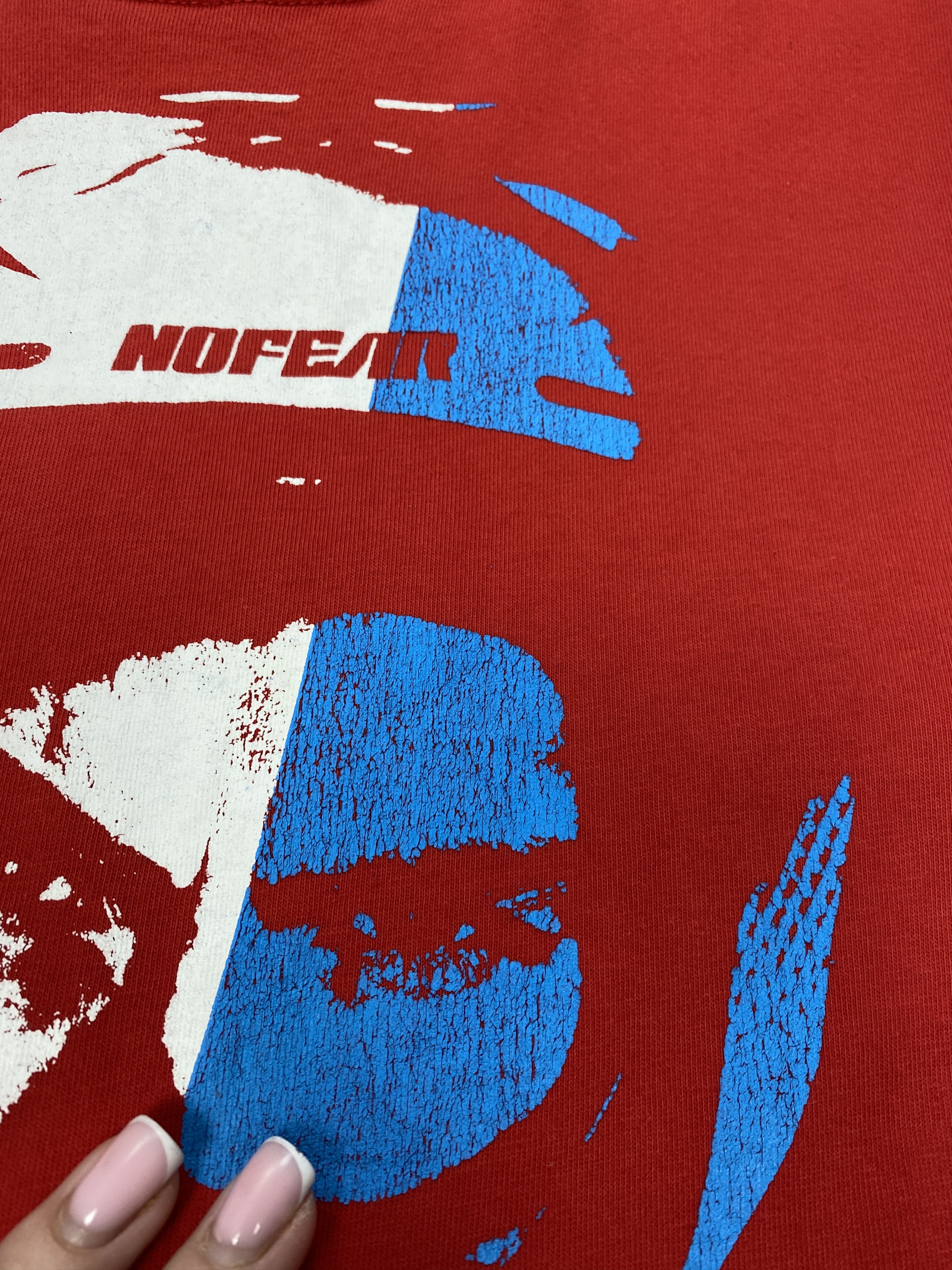 No Fear No Fear Vintage Moto Racing T-Shirt Size US L / EU 52-54 / 3 - 3 Thumbnail
