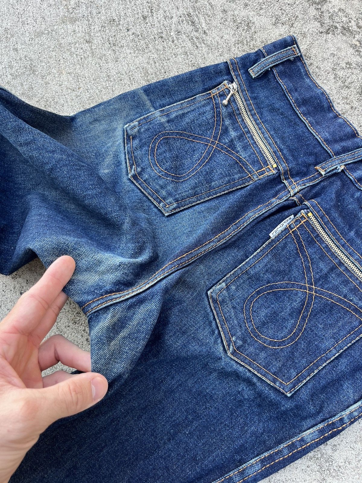 Hysteric Glamour × Japanese Brand × Vintage Vintage 80’s Stanrose Wash Flared Jeans Size US 28 / EU 44 - 8 Thumbnail