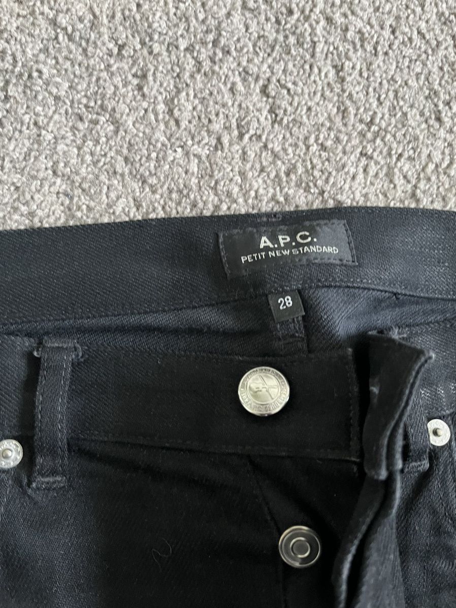 A.P.C. APC Petite New Standards Black Jeans Size US 28 / EU 44 - 7 Thumbnail