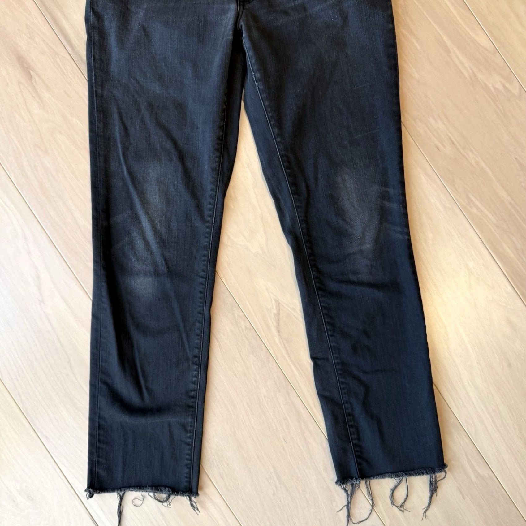 Imogene + Willie Imogene and Willie Elizabeth Jeans Women's 27 Black Denim 5-Pocket Zip Classic Fit Size 27" / US 4 / IT 40 - 4 Thumbnail