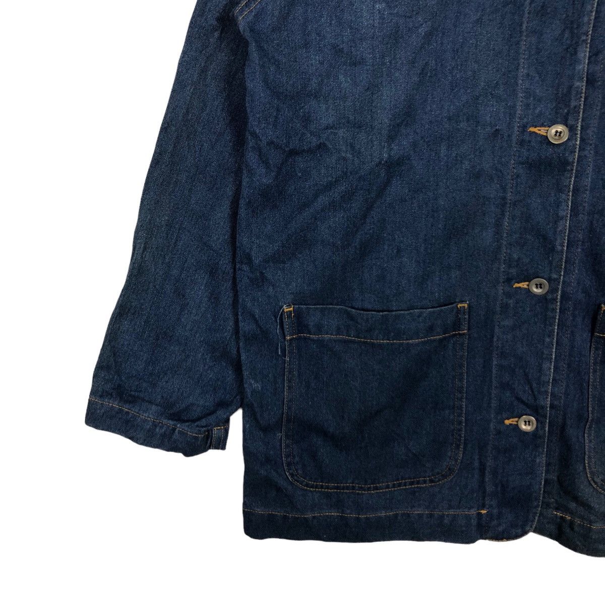 Japanese Brand 🔥Chore Work Denim Jacket Lovelivelife Issey Miyake Design Size US XL / EU 56 / 4 - 4 Thumbnail