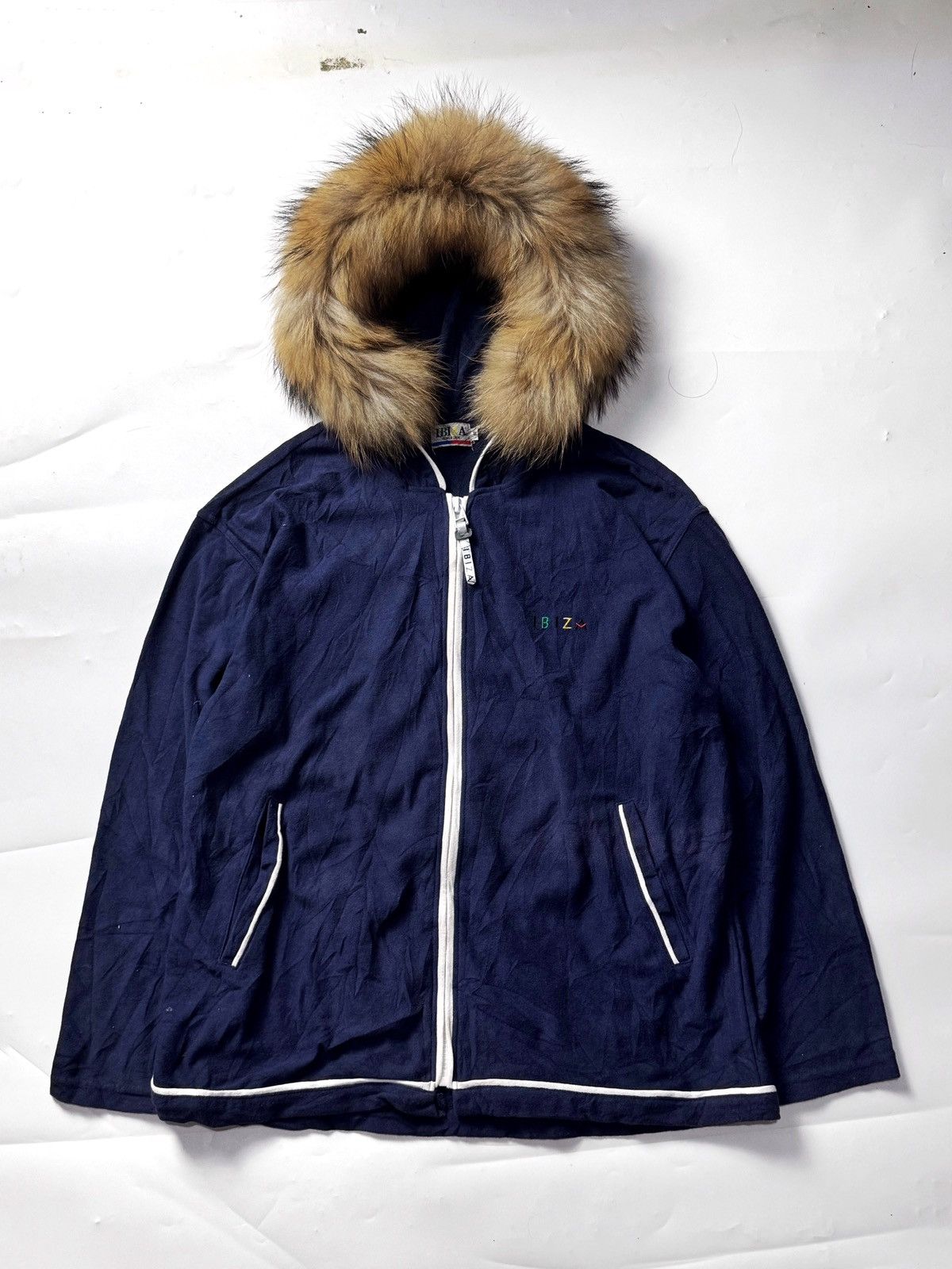 If Six Was Nine × Japanese Brand × Le Grande Bleu (L.G.B.) Japanese Fur Hoodie Ibiza Lgb style Size US M / EU 48-50 / 2 - 1 Thumbnail
