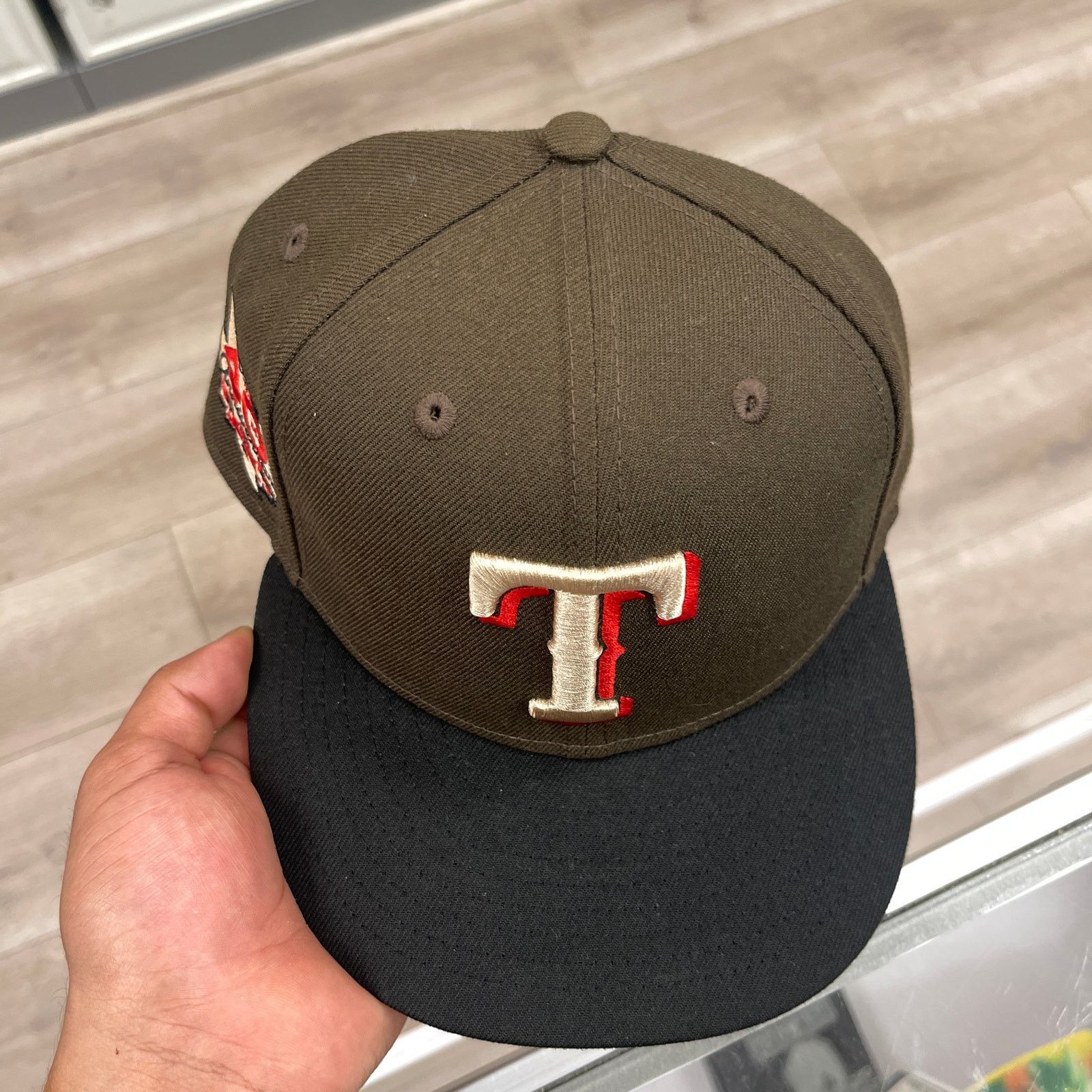 New Era New Era Brown Texas Rangers 40th Anniversary Hat Cap 7 1/4 Size ONE SIZE - 3 Thumbnail
