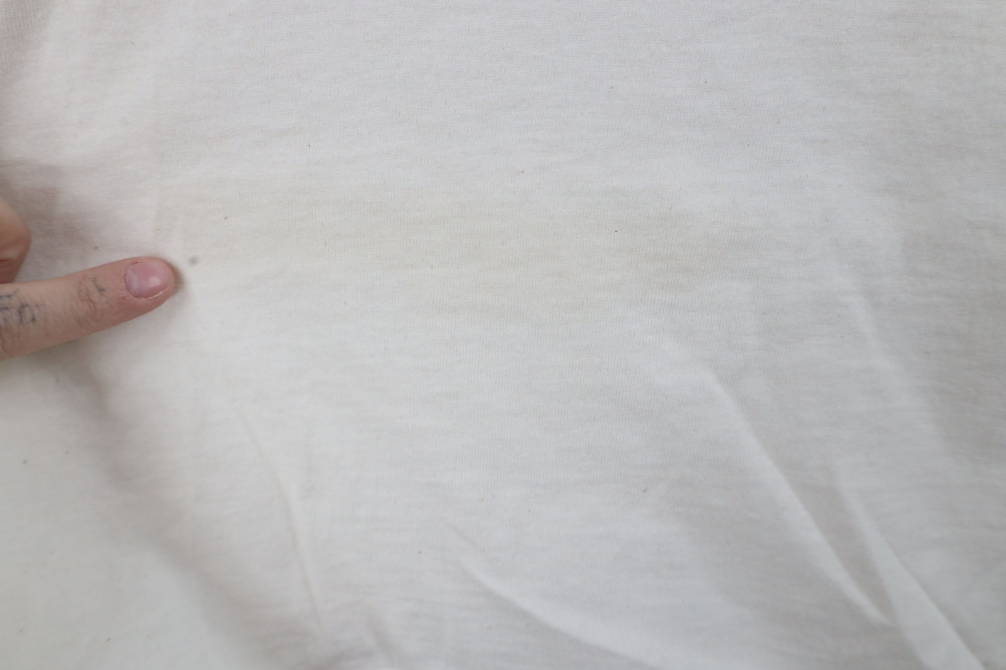 Vintage Vintage 90s Streetwear Flower Floral T-Shirt Cream USA Size L / US 10 / IT 46 - 7 Thumbnail