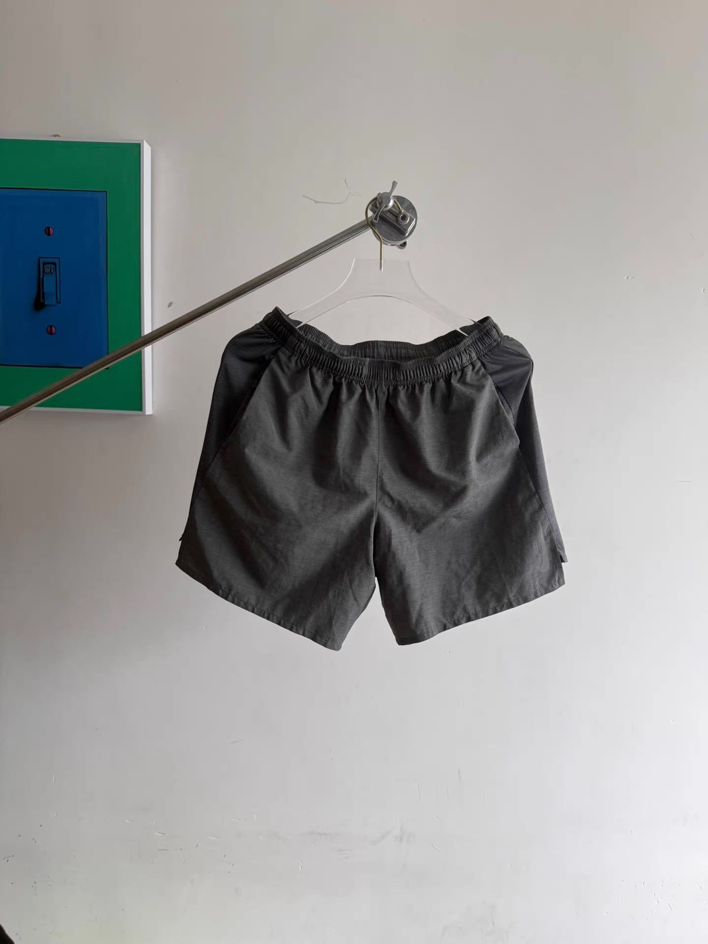 Nike Nike Dark Gray Running Shorts Q17 Size US 36 / EU 52 - 1 Thumbnail