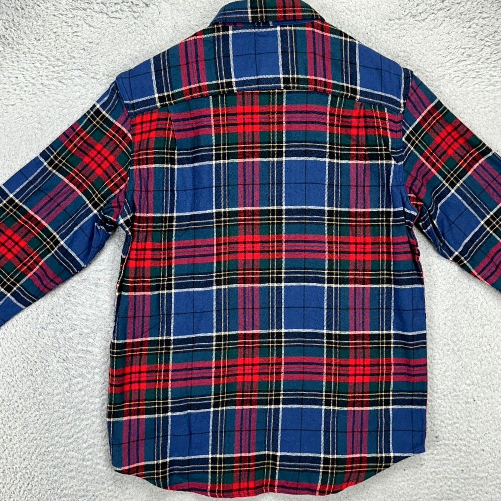 Old Navy Old Navy Men Flannel Shirt Medium Blue Red Plaid 2 Pocket Casual Button Up NEW Size US M / EU 48-50 / 2 - 3 Thumbnail