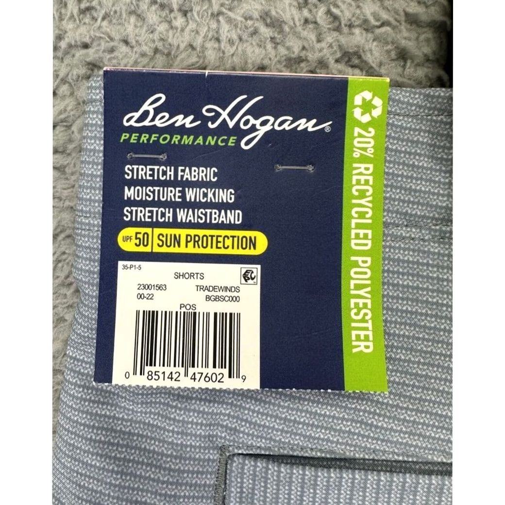 Hogan Bon Hogan Shorts Mens 40 Grey Performance Tradewinds Stretch Golf Activewear NEW Size US 40 / EU 56 - 3 Thumbnail