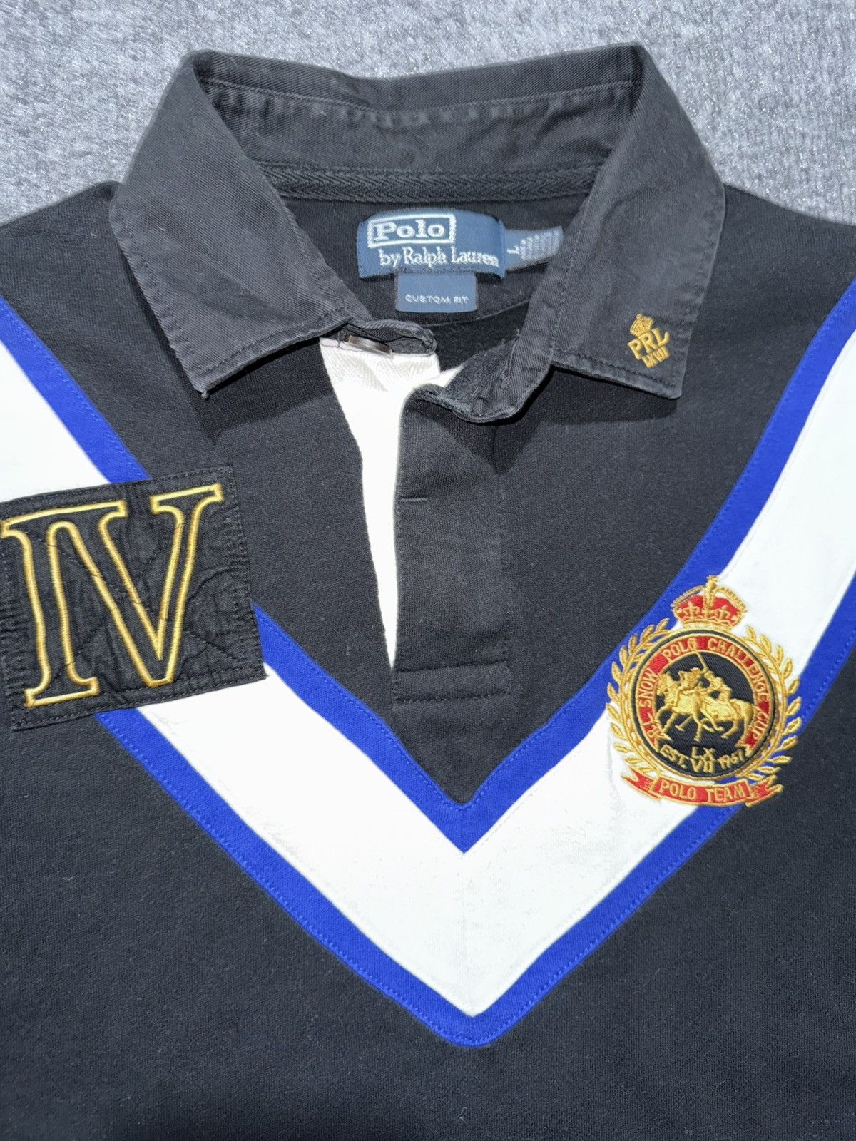 Polo Ralph Lauren Vintage Polo Ralph Lauren Polo Team IV Rugby Shirt L Size US L / EU 52-54 / 3 - 3 Thumbnail