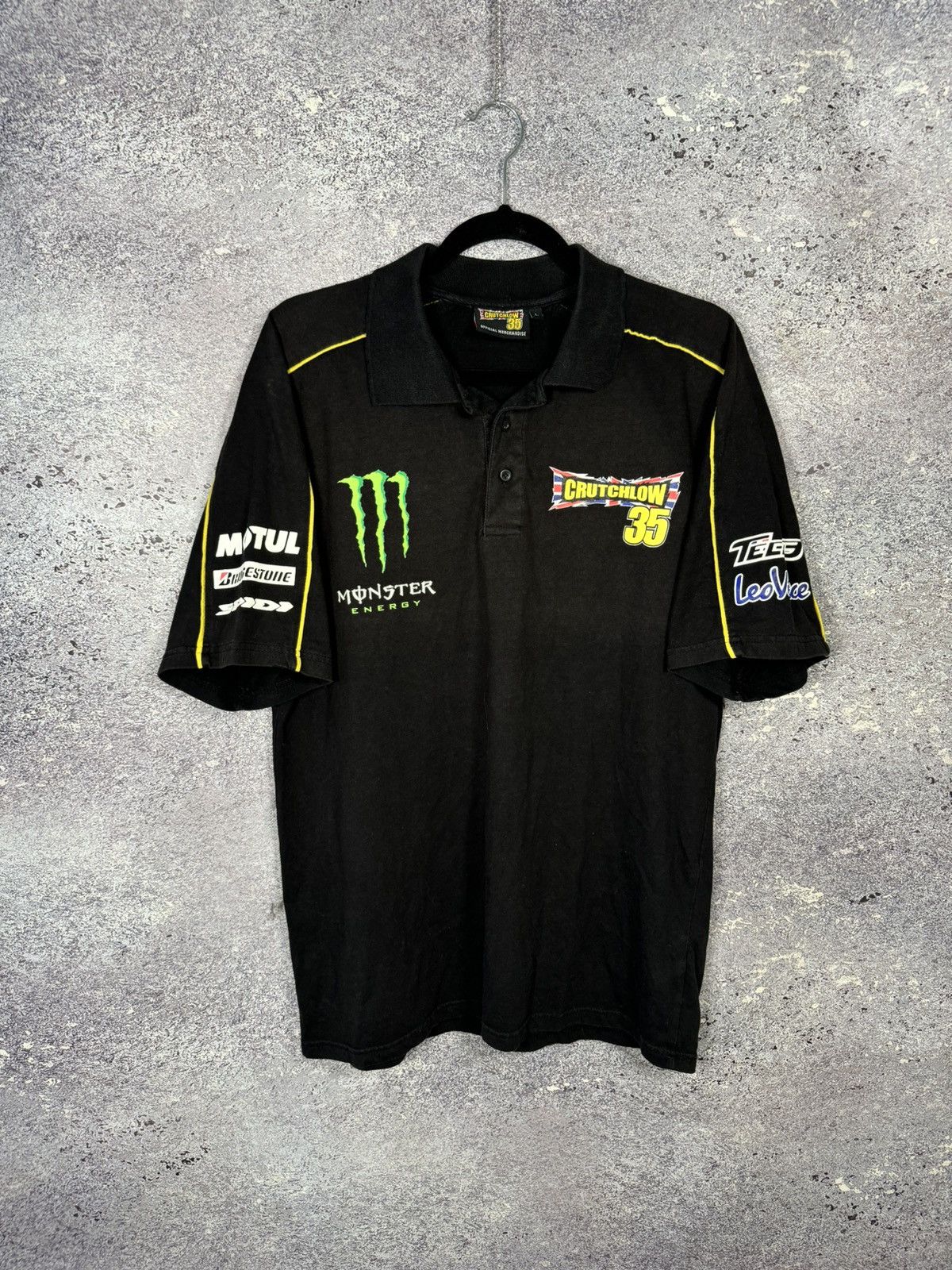 Vintage Cal Critchlow 35 Signed Official Merchandise Racing Polo Size US L / EU 52-54 / 3 - 1 Thumbnail