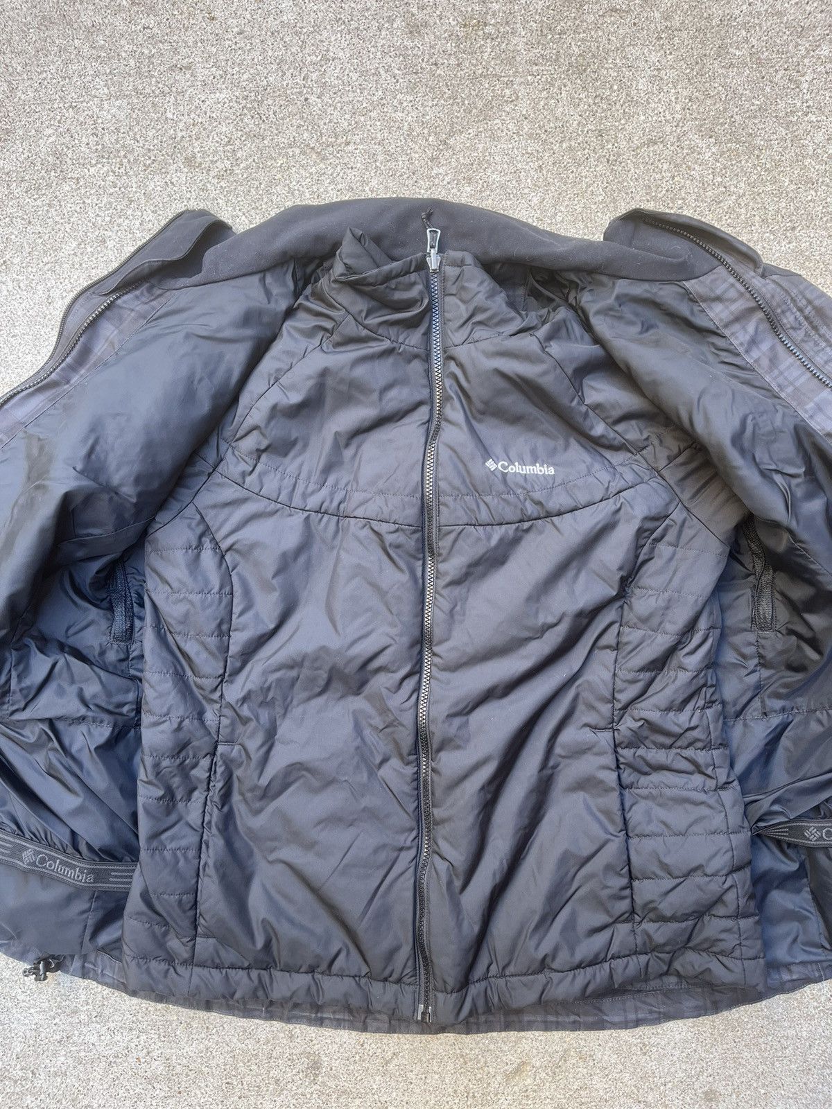 Columbia Black Plaid Columbia Interchange Omniheat Jacket Size US XL / EU 56 / 4 - 11 Thumbnail