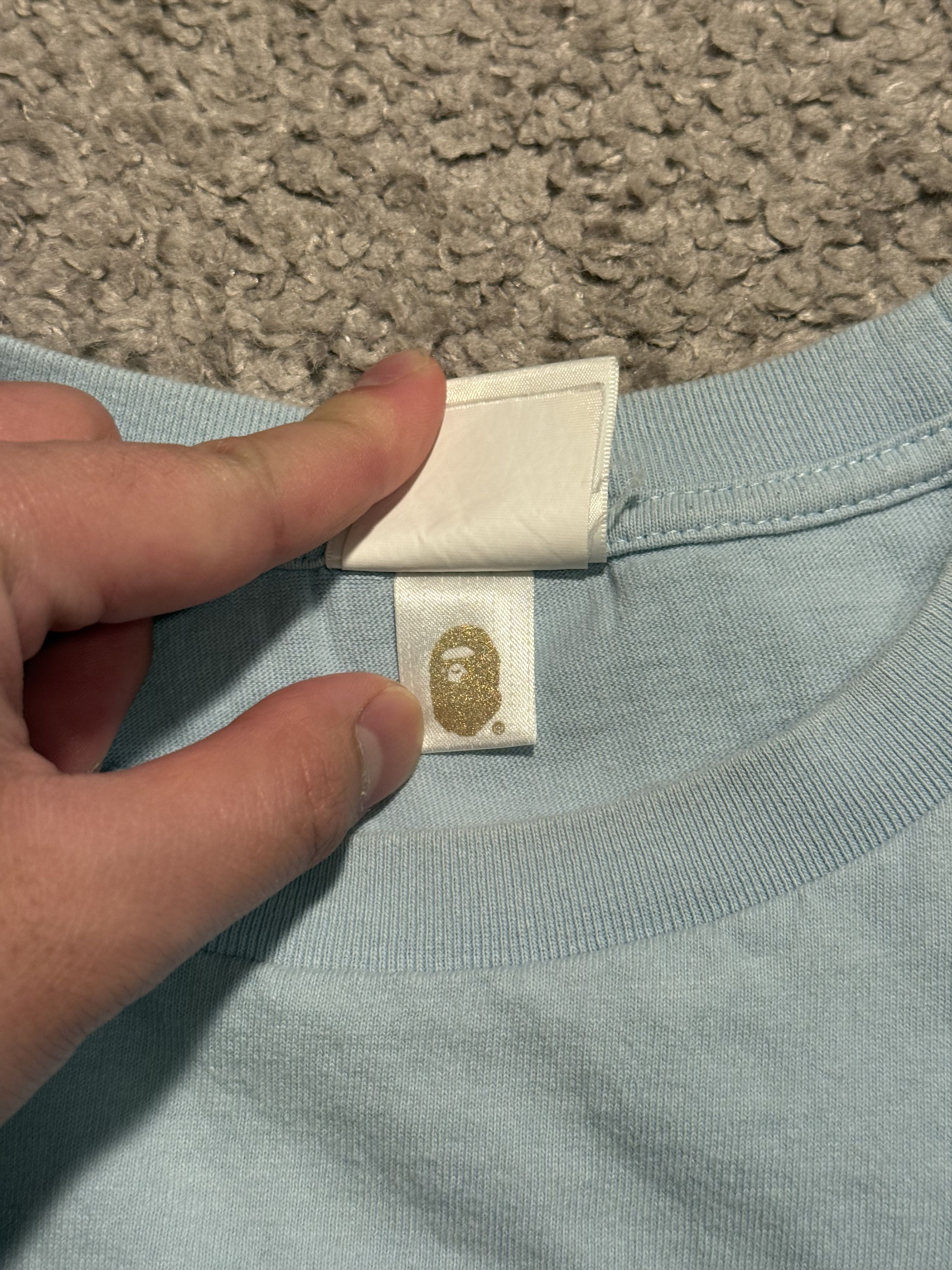 Bape BAPE Multi Camo College Tee Light Blue Size US L / EU 52-54 / 3 - 6 Thumbnail