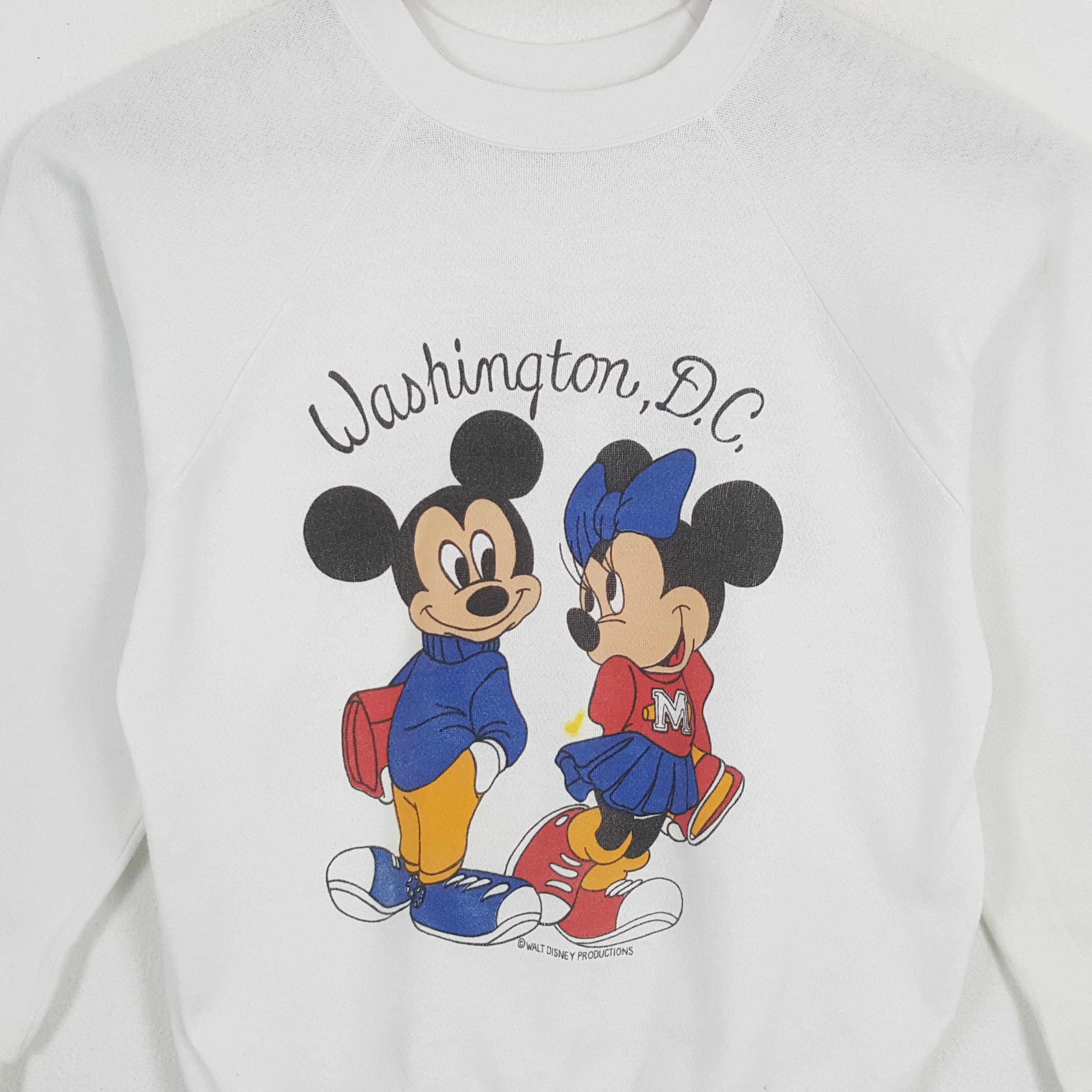 Disney × Mickey Mouse × Vintage Vintage 90's DISNEY MICKEY MOUSE Promotion Sweatshirts Size US M / EU 48-50 / 2 - 2 Thumbnail