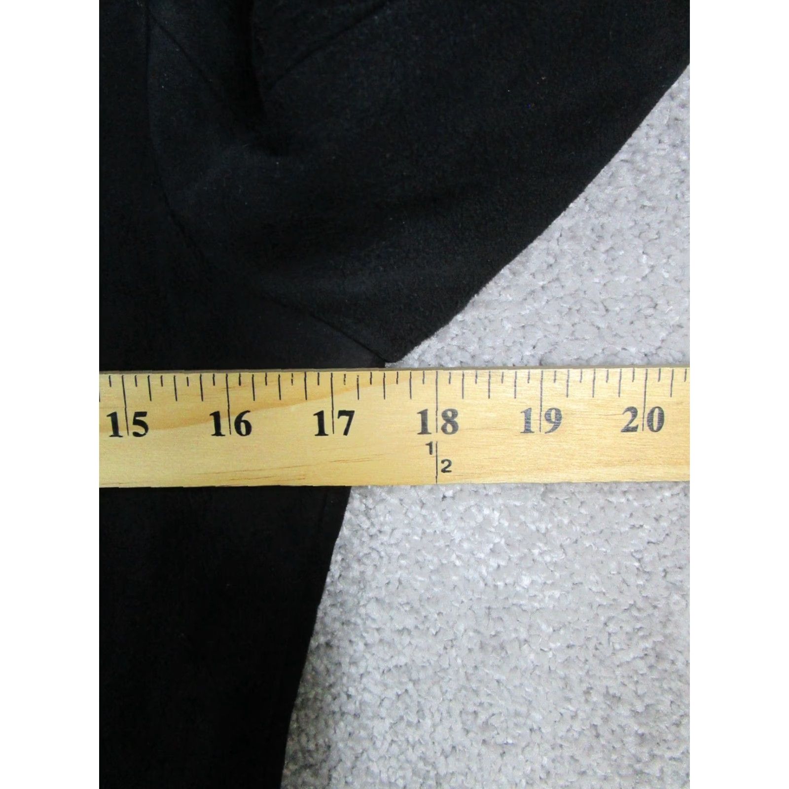 Vintage VINTAGE Untouched World Jacket Womens 10 Black Leather Suede Full Zip Regular Fit Size L / US 10 / IT 46 - 6 Thumbnail