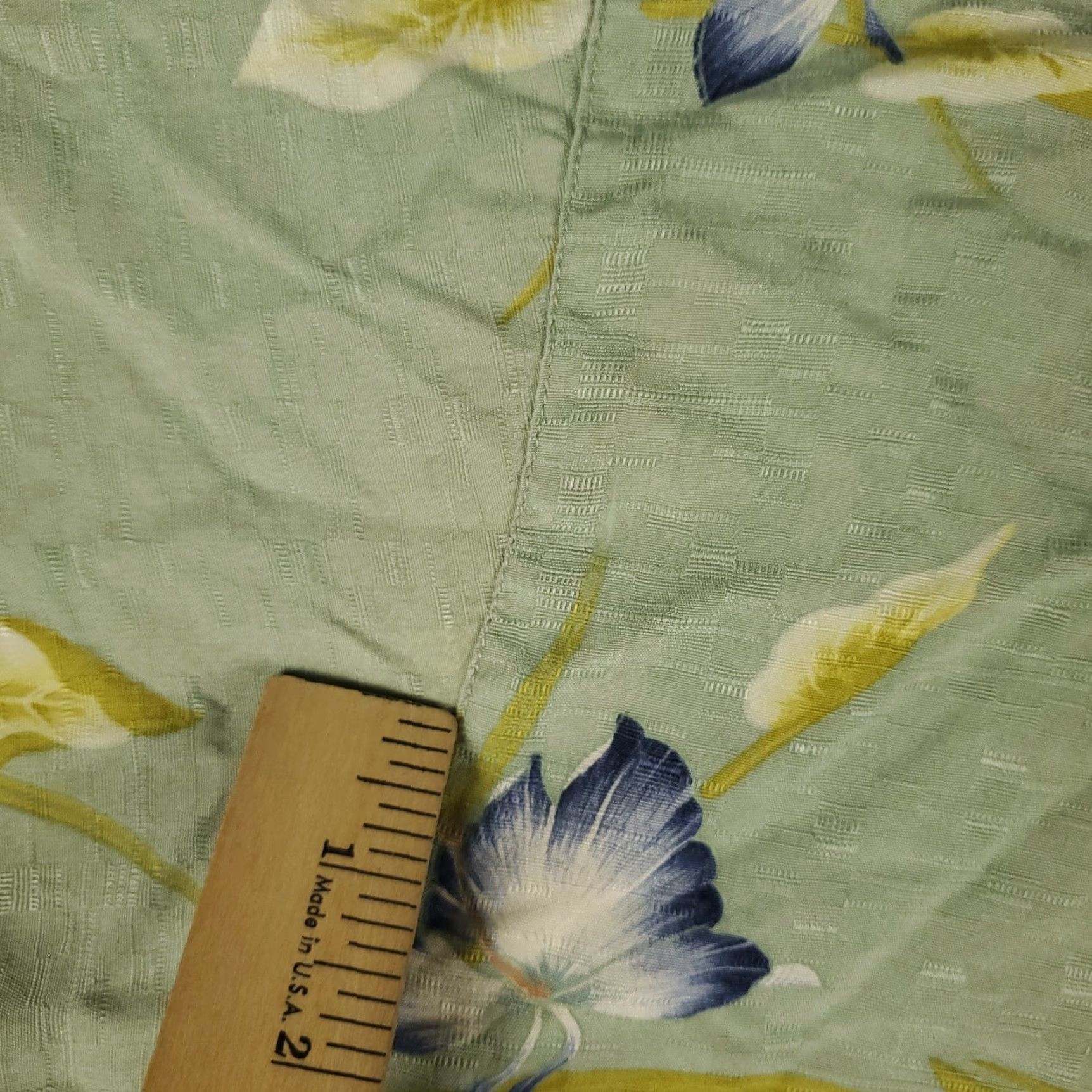 Tommy Bahama Tommy Bahama Shirt Mens Large Green Floral Silk Camp Collar Hawaiian Button Up Size US L / EU 52-54 / 3 - 3 Thumbnail