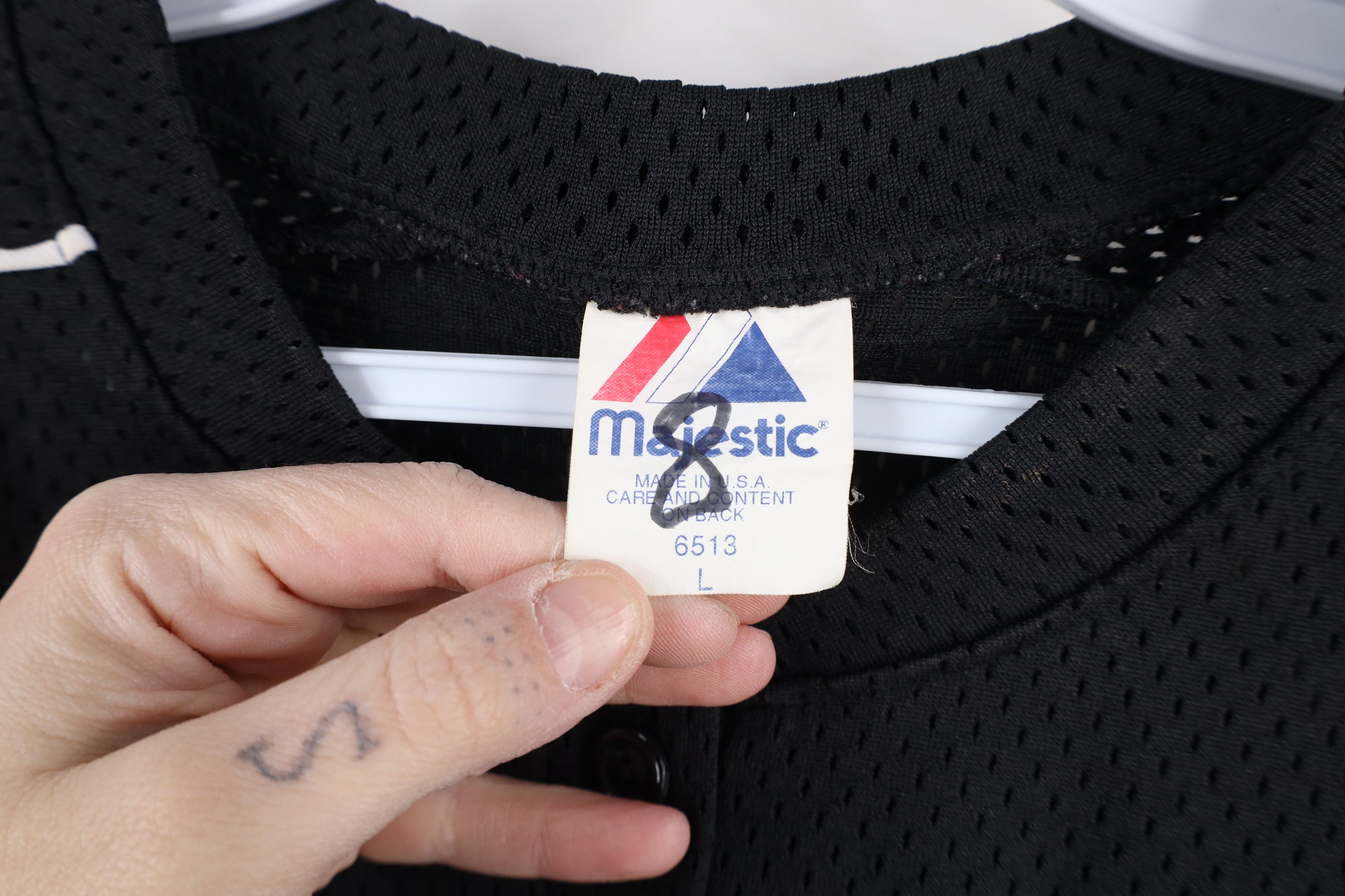 Majestic × Vintage Vintage Majestic Akron Racers NPF Softball Jersey Black USA Size L / US 10 / IT 46 - 9 Thumbnail