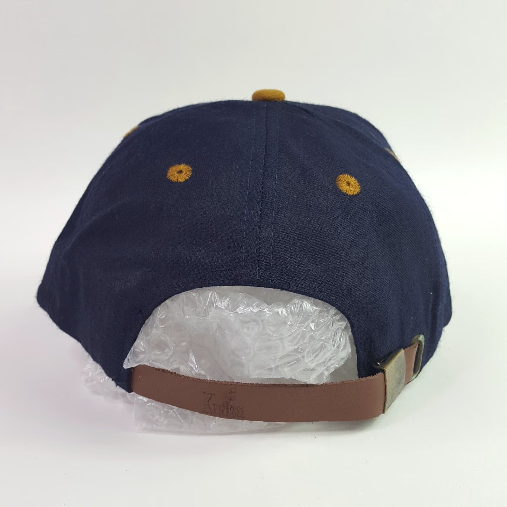 Vintage VINTAGE Kudzu Trucker Hat Mens Adjustable Farm Cap Wool Blend Embroidered 80s 90s Retro Blue Size ONE SIZE - 5 Thumbnail