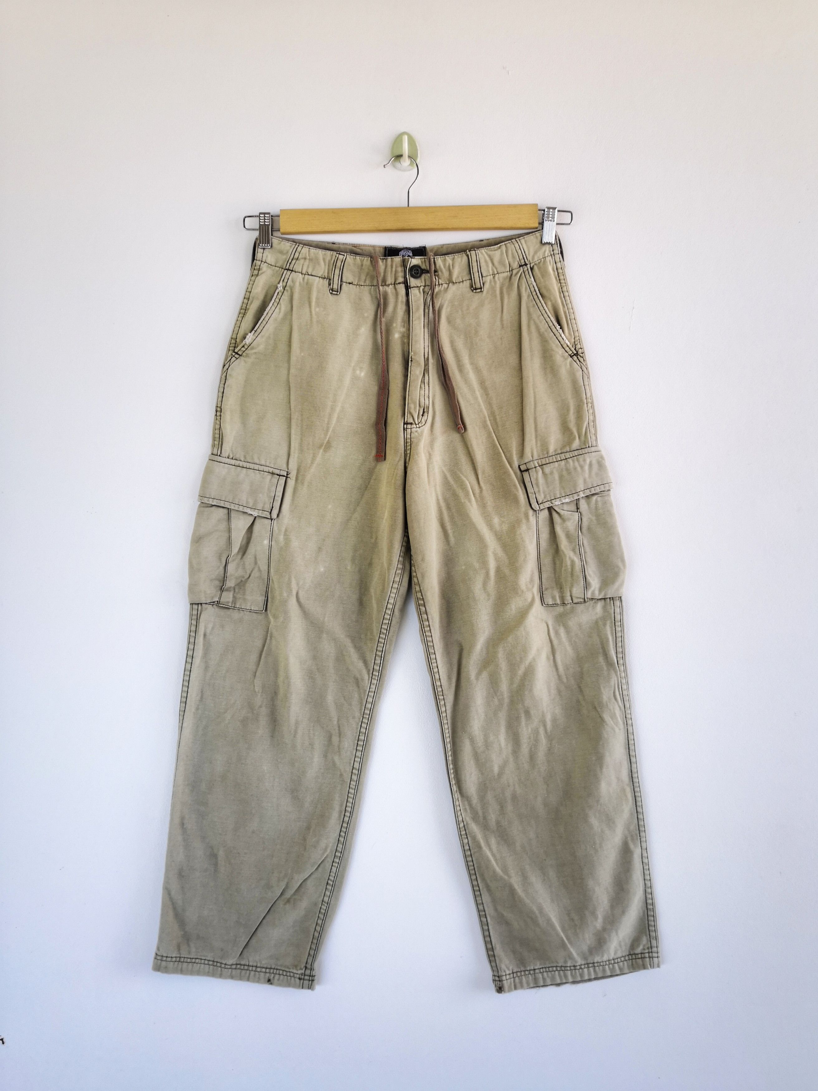Japanese Brand Bay Crest Japanese Cargo Pants Bondage Multi Pocket Pants Size US 30 / EU 46 - 1 Thumbnail