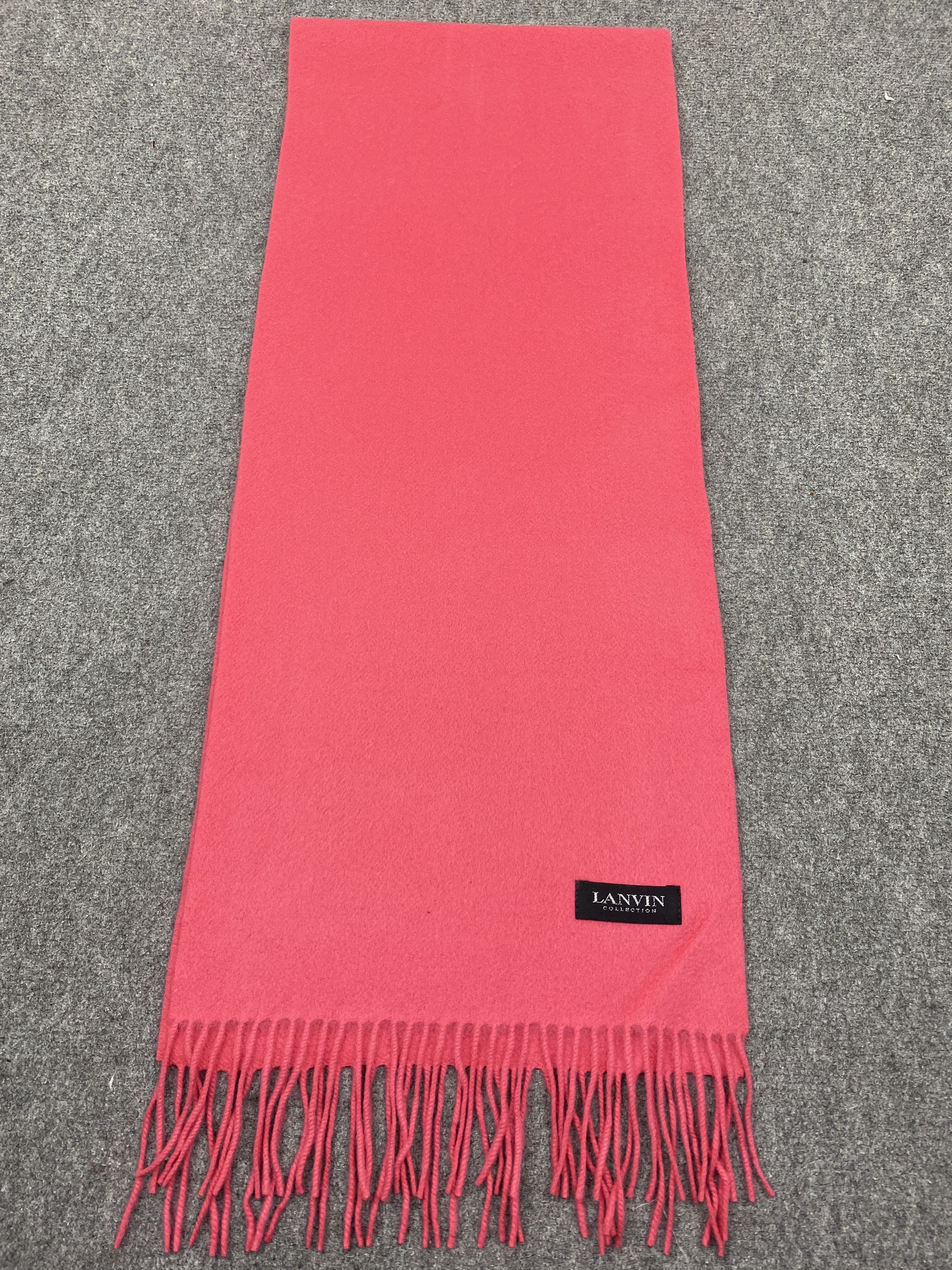 Lanvin Vintage Lanvin Scarf / Muffler Neckwear SC0094 Size ONE SIZE - 3 Thumbnail