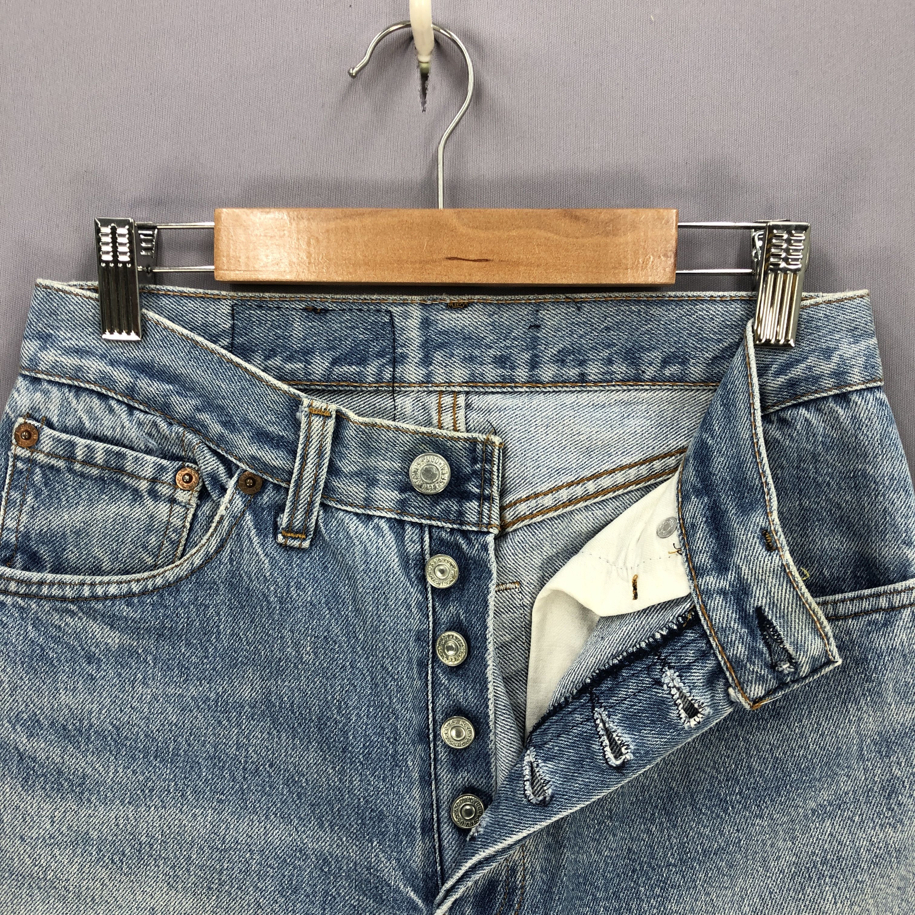 Levi's × Vintage Vintage 60s Levis 501 Distressed Faded Jeans Denim Pants Size US 26 / EU 42 - 8 Thumbnail