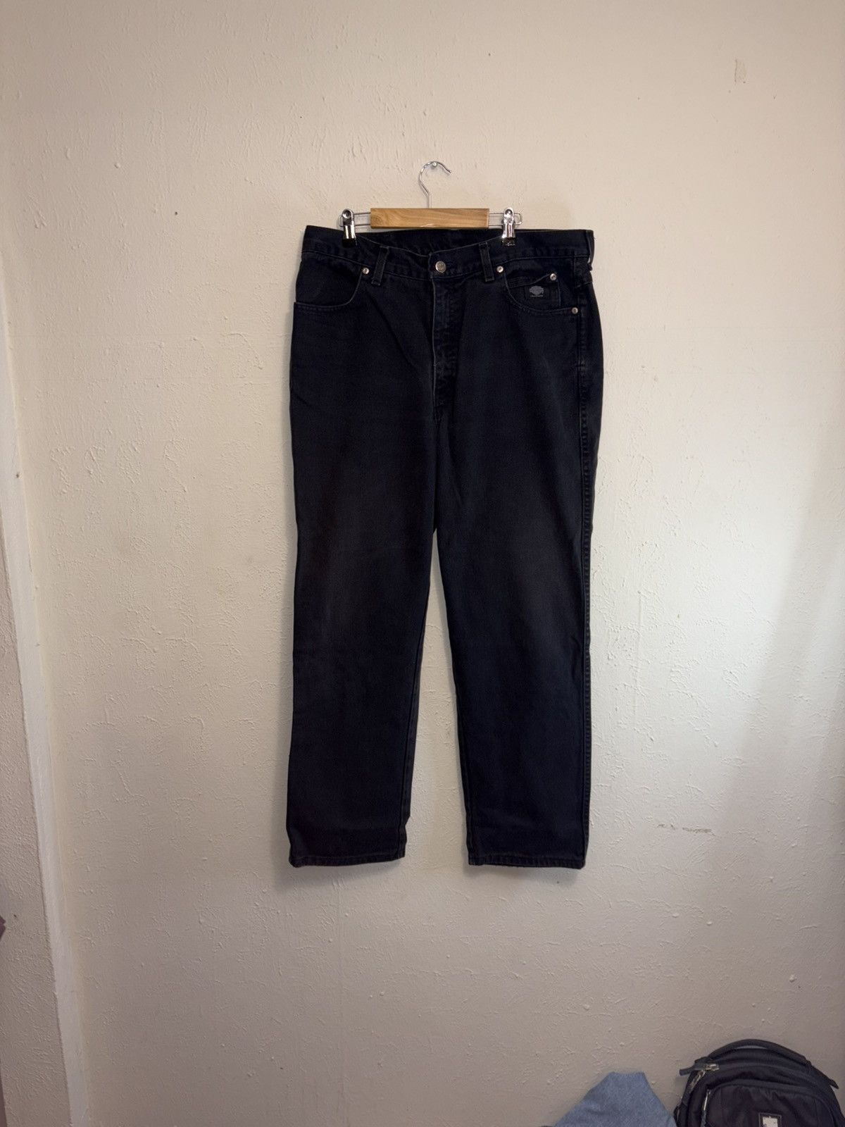 Harley Davidson 90s Harley Davidson black denim jeans Size 36x30 Size US 36 / EU 52 - 3 Thumbnail