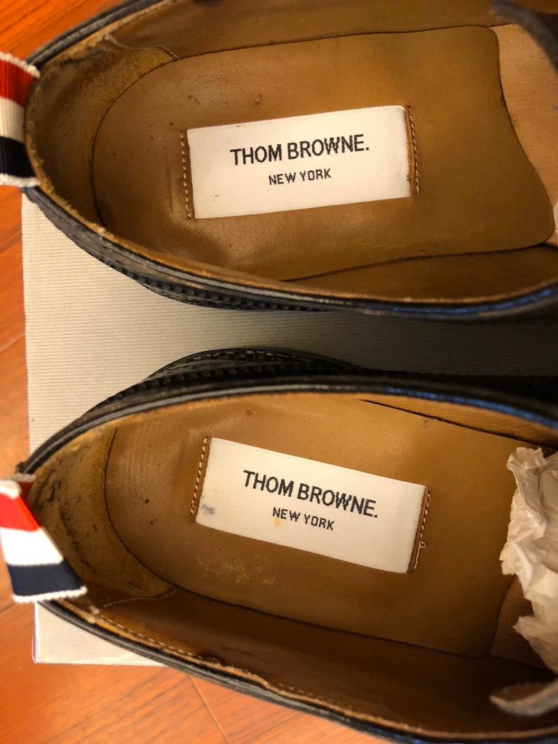 Thom Browne Thom Browne Make old carved men's leather shoes Size US 7 / EU 40 - 6 Thumbnail