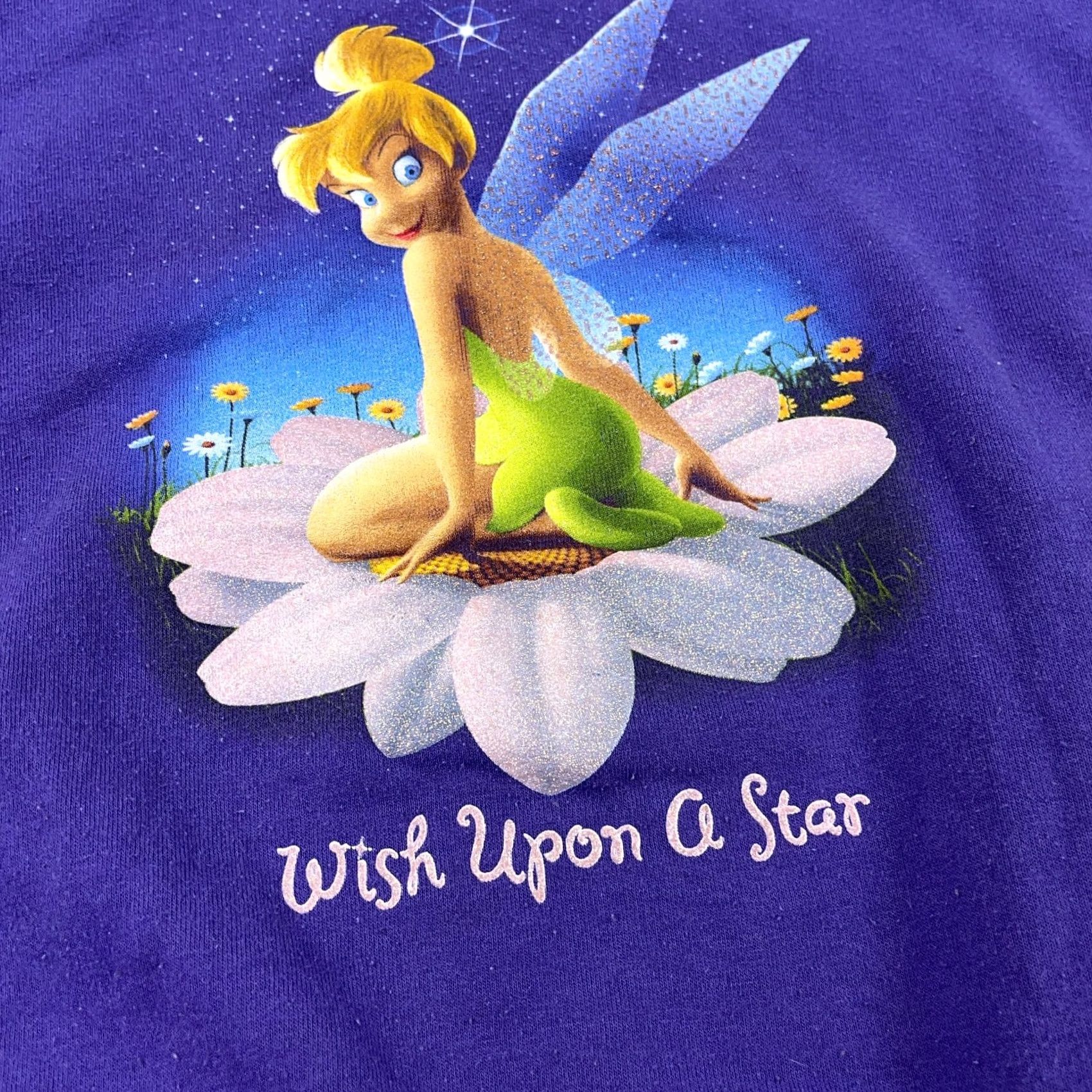 Disney VINTAGE Disney Shirt Womens XL Purple Sweatshirt Women Tinker Bell Crewneck Sweater Y2K Adult Size XL / US 12-14 / IT 48-50 - 3 Thumbnail