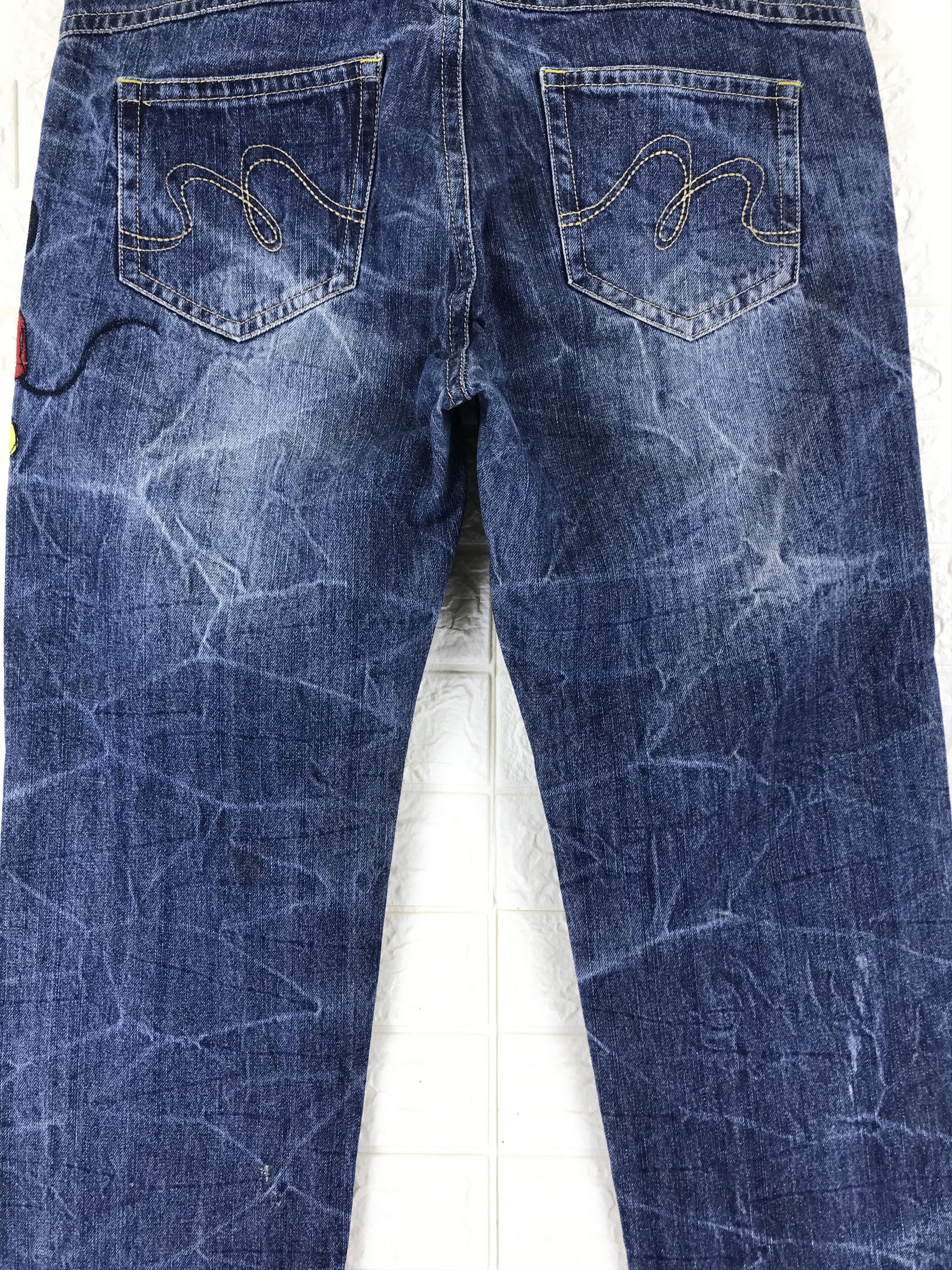 Mickey Mouse Vintage Disney x Mickey Mouse Embroidered Jeans Size US 36 / EU 52 - 7 Thumbnail