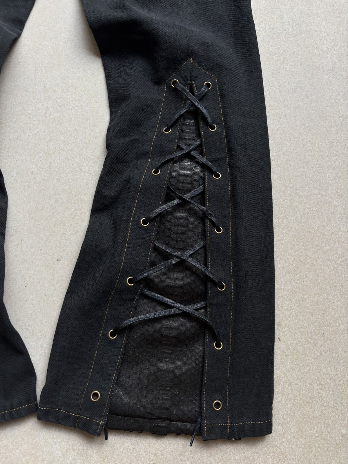 semanticdesign SEMANTIC DESIGN lace-up jeans Size US 28 / EU 44 - 5 Thumbnail