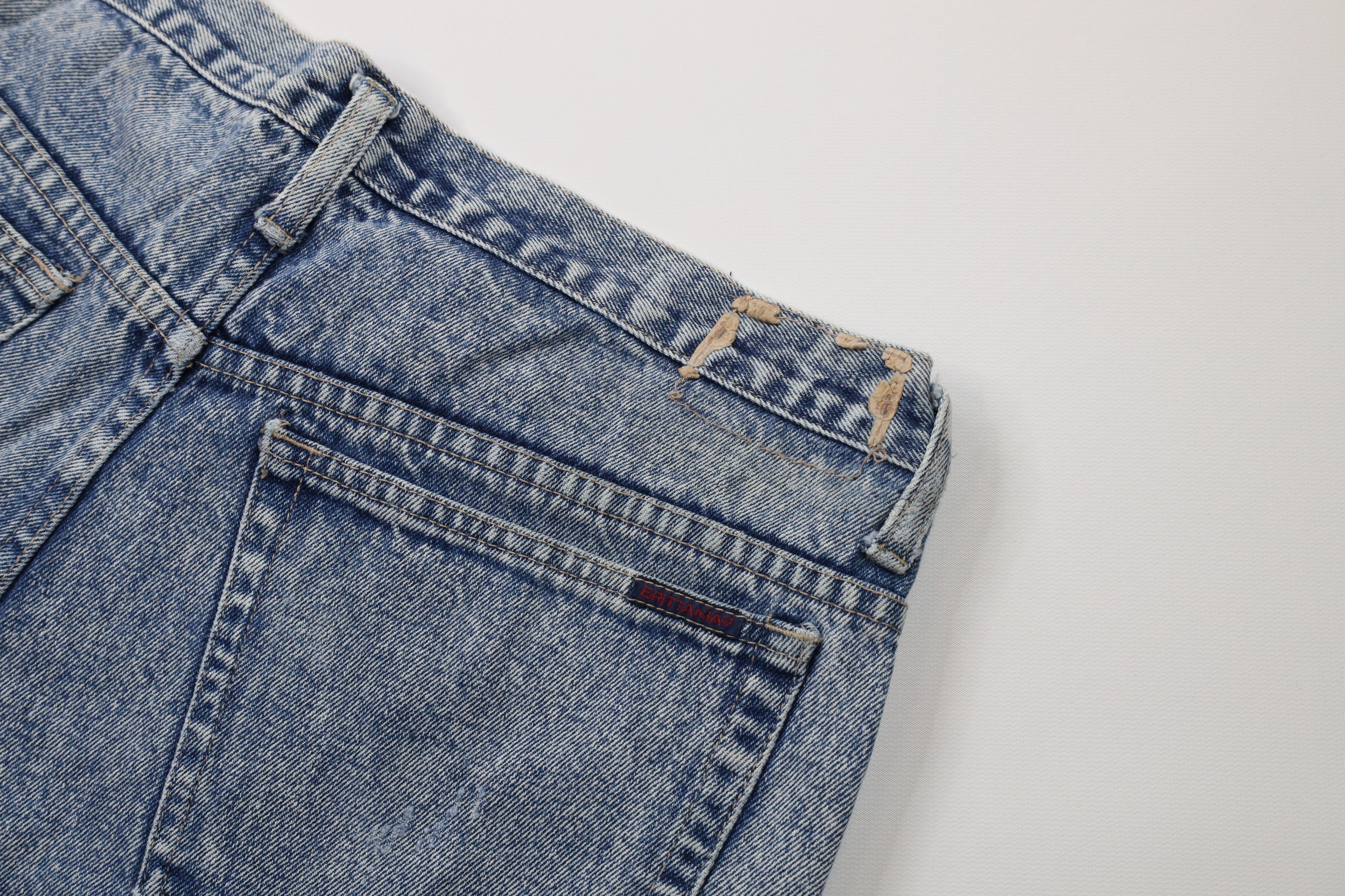 Vintage Vintage 90s Streetwear Acid Wash Straight Leg Denim Jeans Size US 38 / EU 54 - 13 Thumbnail