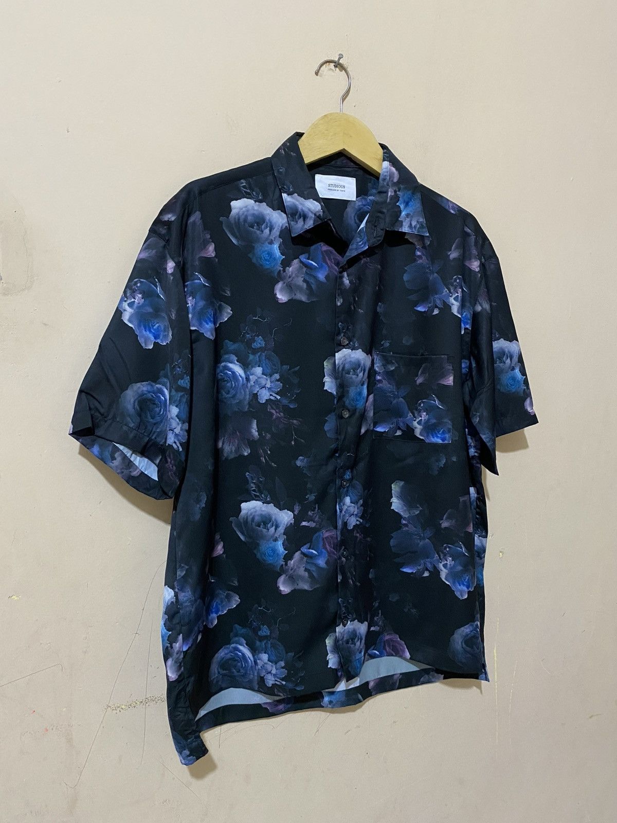 Japanese Brand Studious Japan Floral Linen Button Shirt Size US L / EU 52-54 / 3 - 2 Thumbnail
