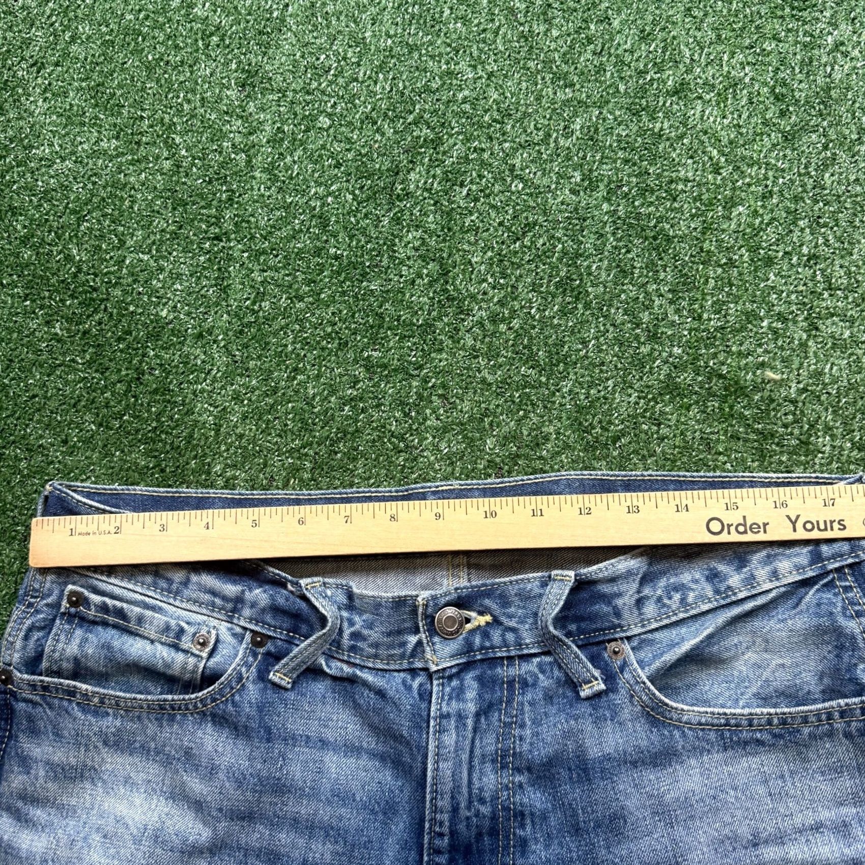 Old Navy Old Navy Jeans 90s Baggy 34x32 Blue Denim 5-Pocket Men Straight Relaxed Vintage 90s Theme Mens Jeans Size US 34 / EU 50 - 4 Thumbnail