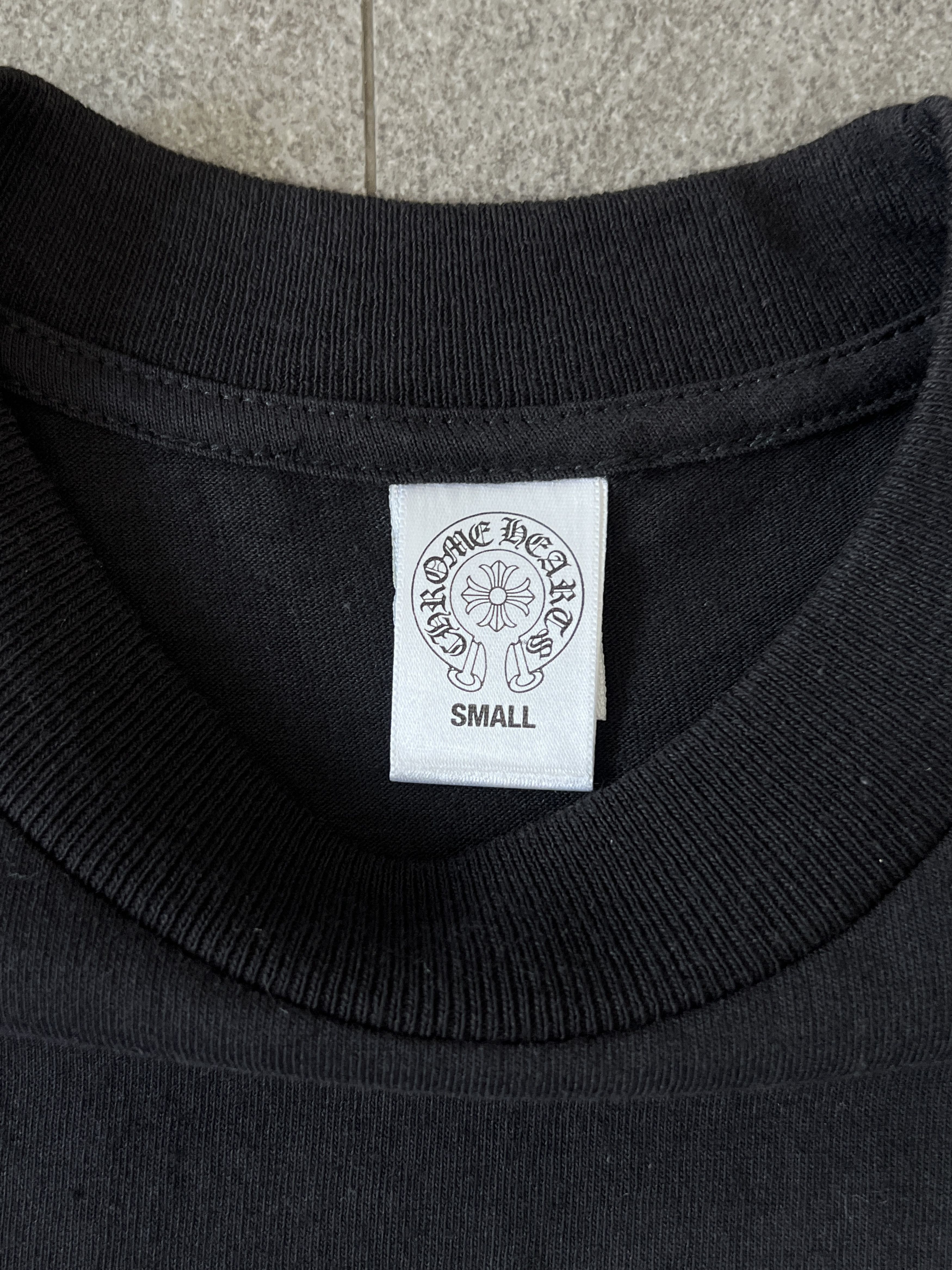 Chrome Hearts Chrome Hearts Tonal Cross Pocket Tee Black S Size US S / EU 44-46 / 1 - 6 Thumbnail