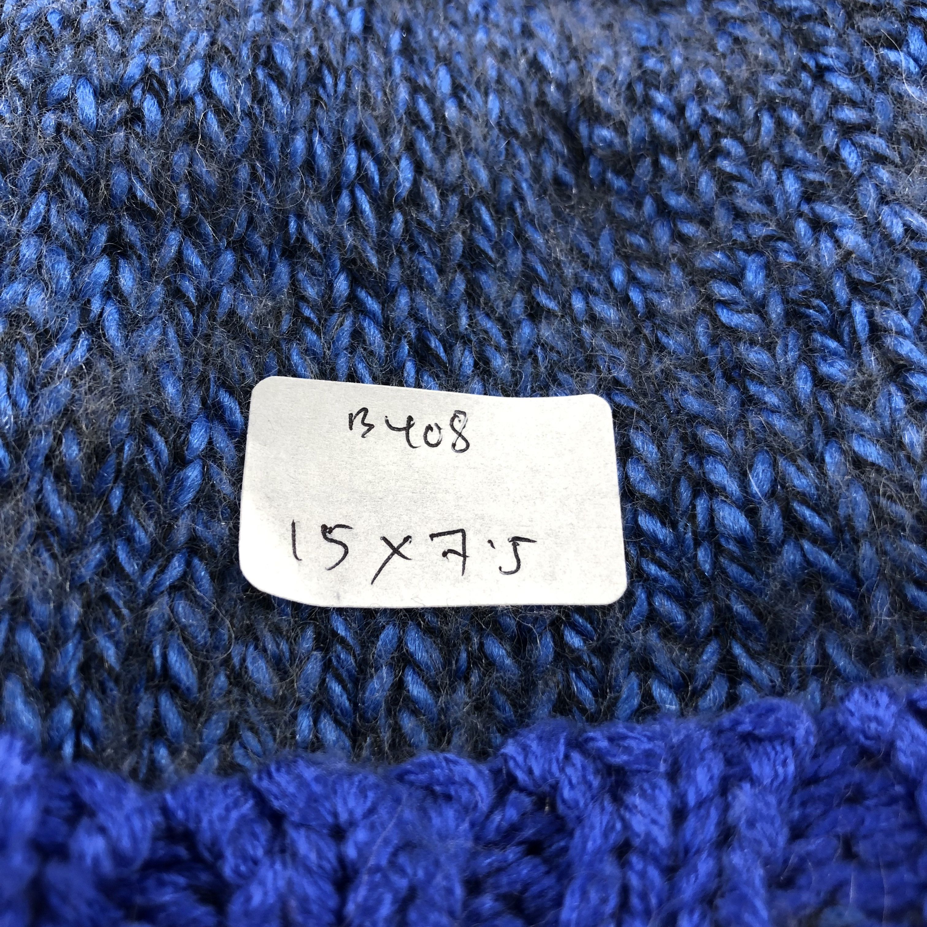 Vintage Unknown Blue Bobble Beanie Snowcap Snow Hat B408 Size ONE SIZE - 7 Thumbnail