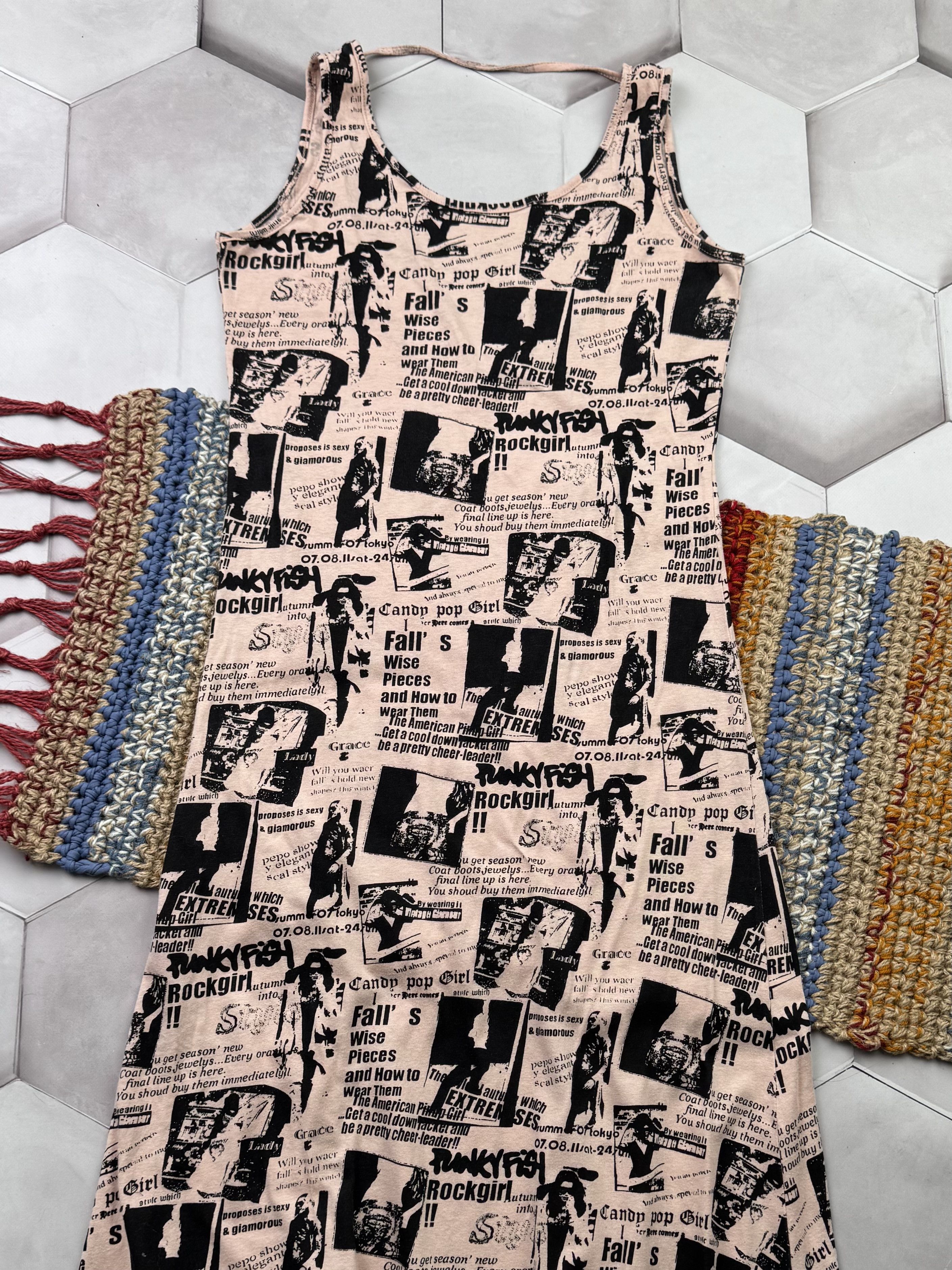 Vintage Vintage Printed Maxi Dress Size S / US 4 / IT 40 - 2 Thumbnail