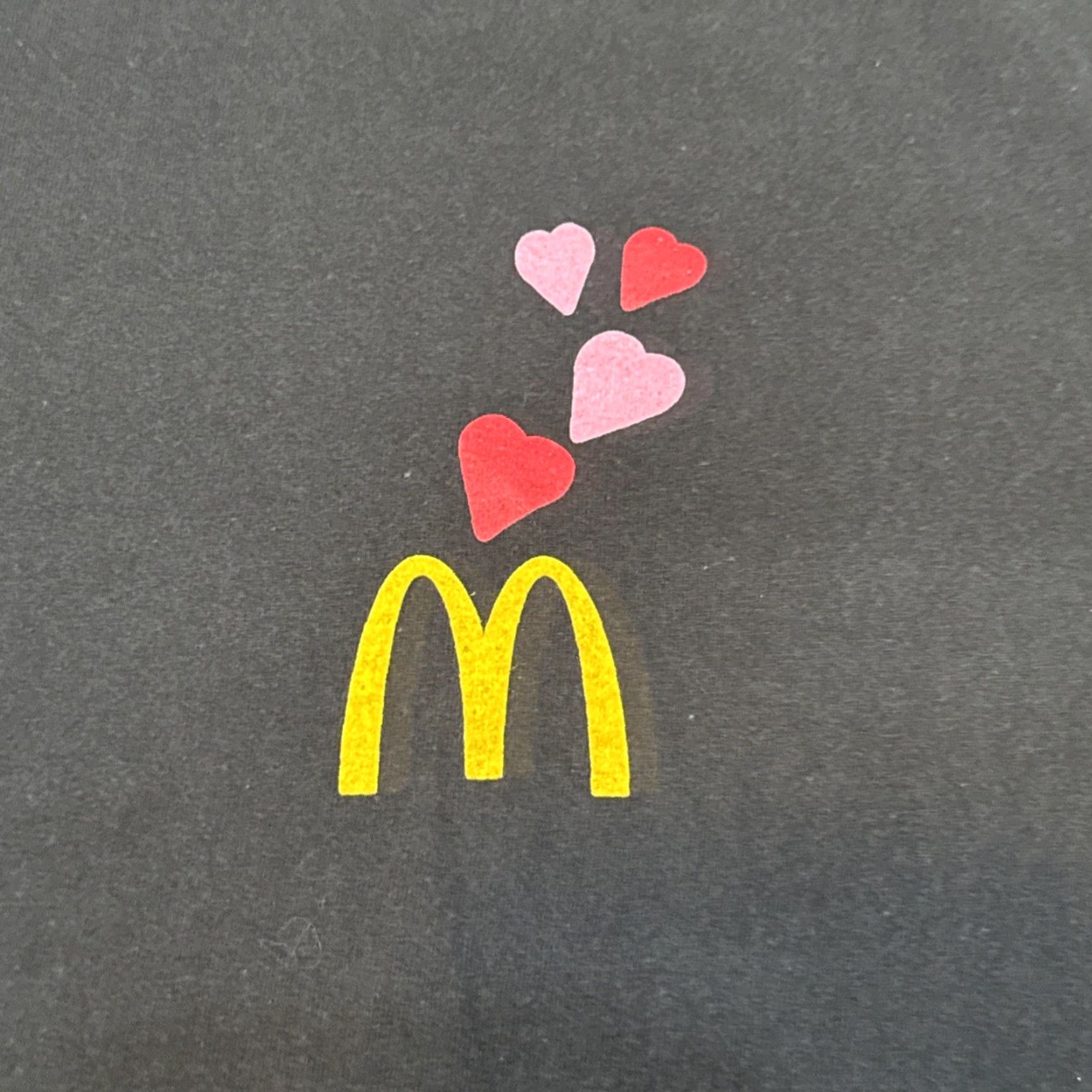 Gildan VINTAGE McDonald's Crew T-Shirt Men XL Short Sleeve Black Gildan Valentines Day Cardi B Offset Size US XL / EU 56 / 4 - 3 Thumbnail