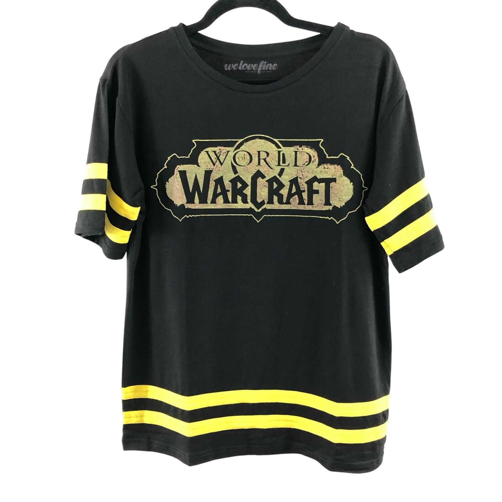 Other WeLoveFine World of Warcraft Womens T Shirt Top Black Yellow Size XXL / US 16-18 / IT 52-54 - 1 Thumbnail