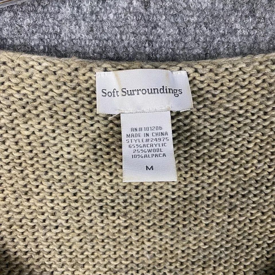 Other Soft Surroundings Sweater Women's Medium Acrylic Wool M Size M / US 6-8 / IT 42-44 - 3 Thumbnail