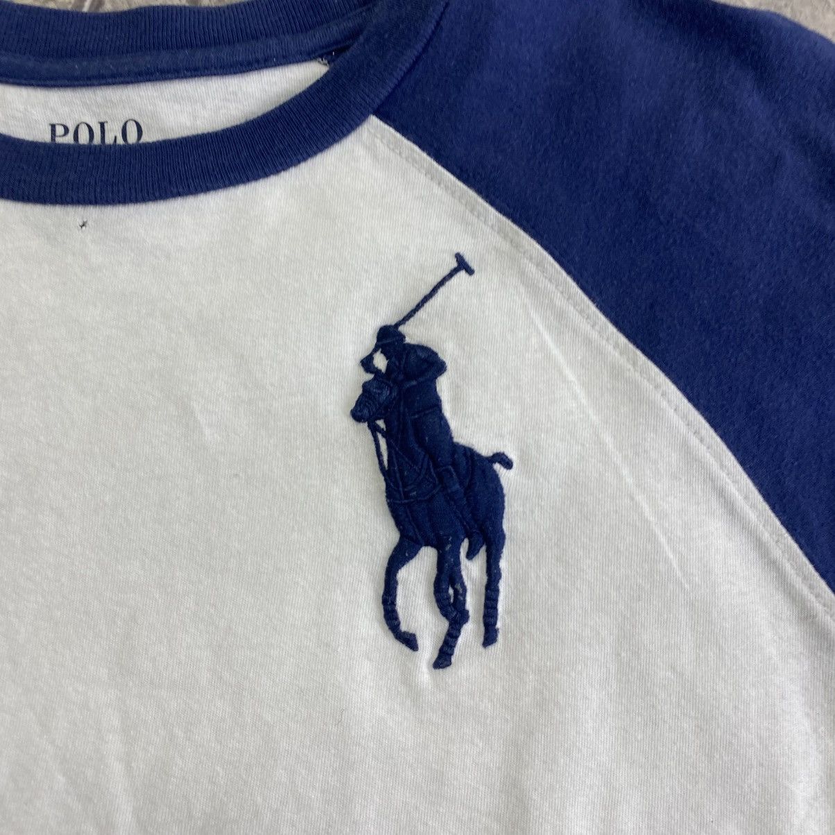 Polo Ralph Lauren Vintage Polo Ralph Lauren 3 Big Pony USA Rugby T- shirt Y2K Size US XXS / EU 40 - 5 Thumbnail
