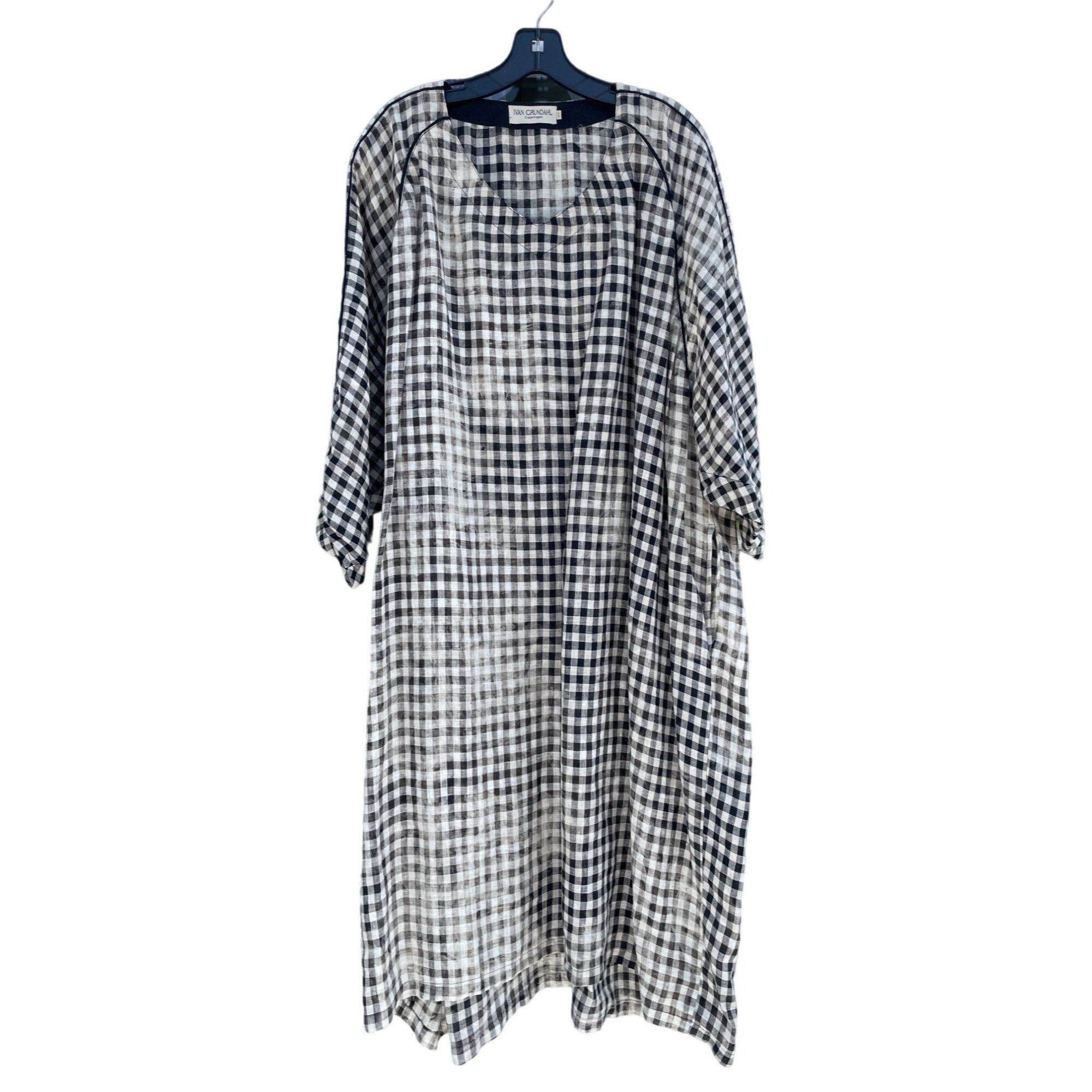 image of Ivan Grundahl Women’S Size 44 Us 6 Medium Gray Dress in Grey, Women's