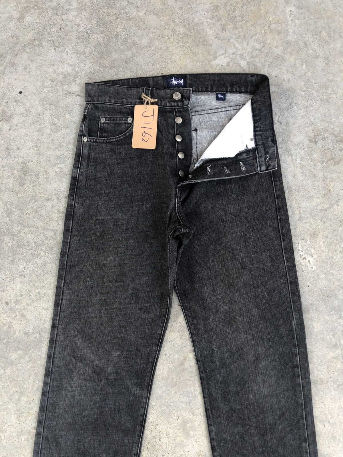 Stussy Stussy Spell out Jeans Distressed Denim Size US 29 - 3 Thumbnail