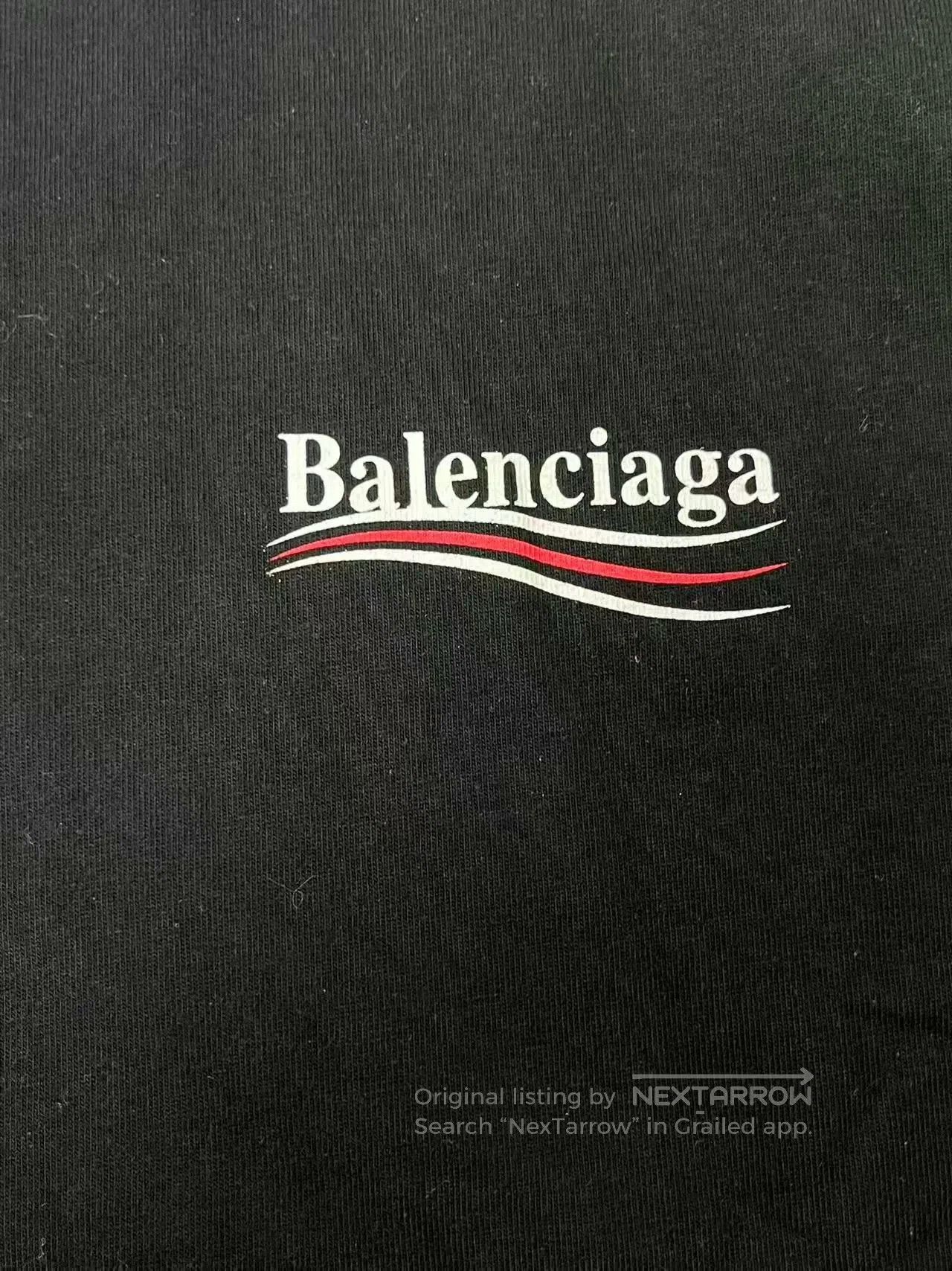 Balenciaga Balenciaga Men's Printed Oversized Crewneck T-Shirt. Size US XS / EU 42 / 0 - 3 Thumbnail