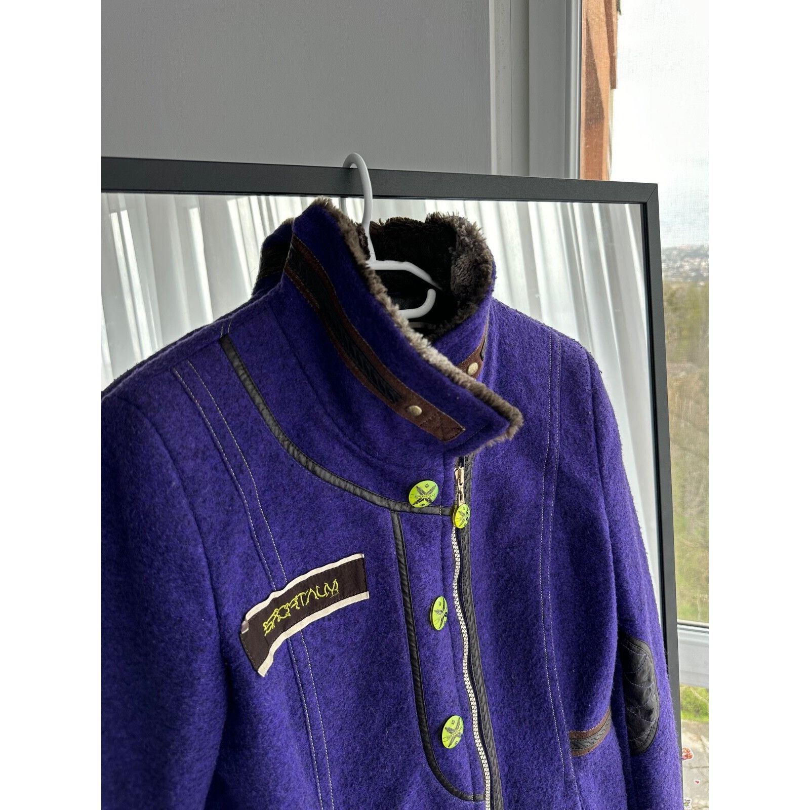 Sportalm Kitzbuhel VTG Sportalm Woman Wool Winter Jacket with Fur Collar Size M / US 6-8 / IT 42-44 - 15 Thumbnail
