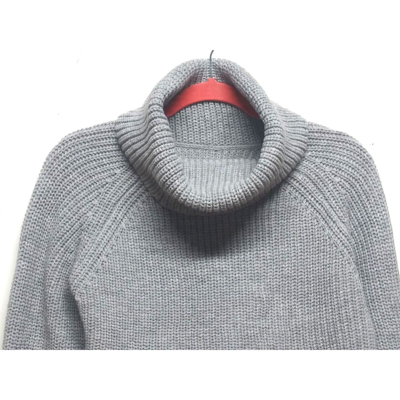 Designer NWOT Womens Cropped cowlneck Sweater Lantern Sleeve Sz L Size L / US 10 / IT 46 - 5 Thumbnail