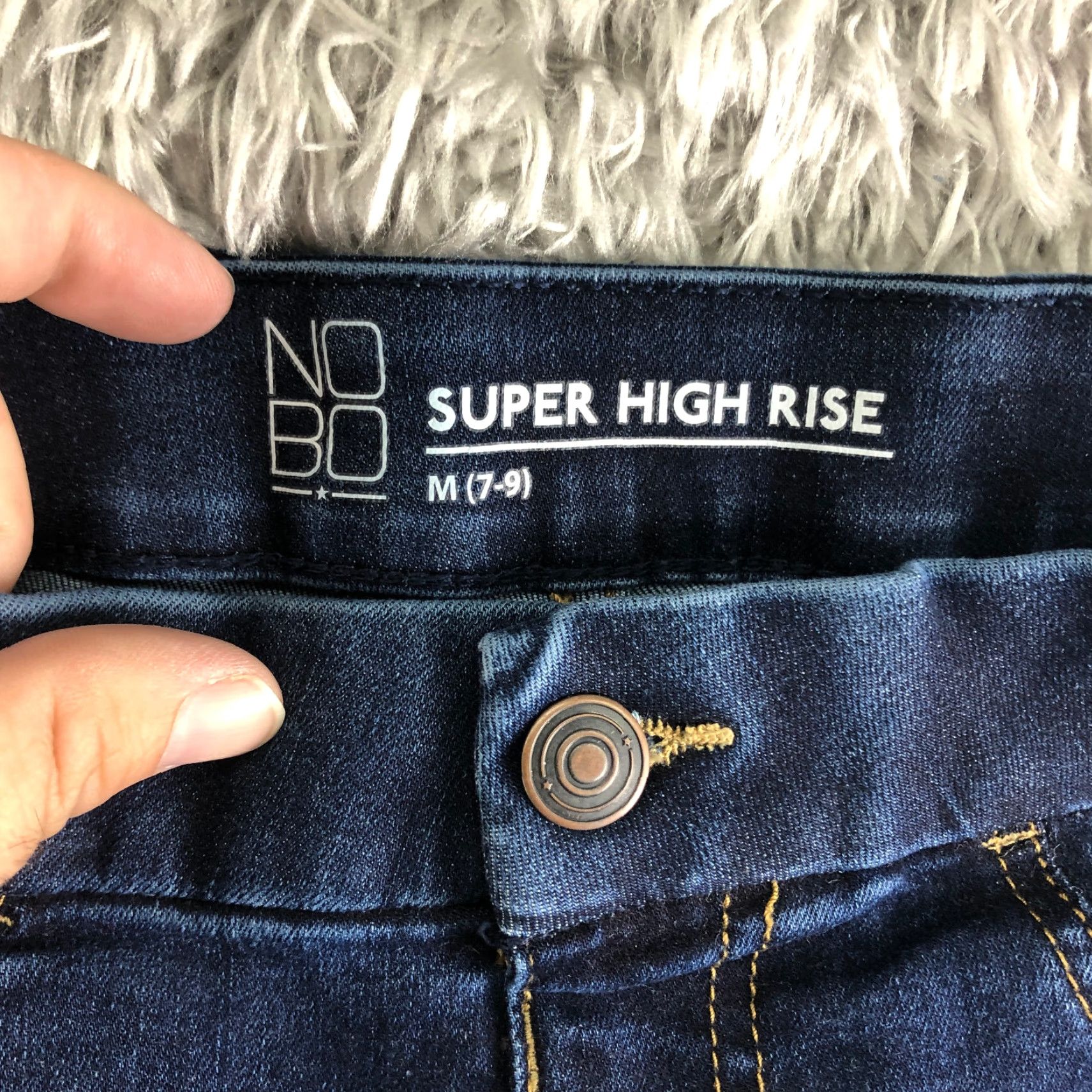 Vintage No Boundaries Jeans Juniors Size Medium 7-9 Blue Denim High Rise Size 32" / US 10 / IT 46 - 7 Thumbnail