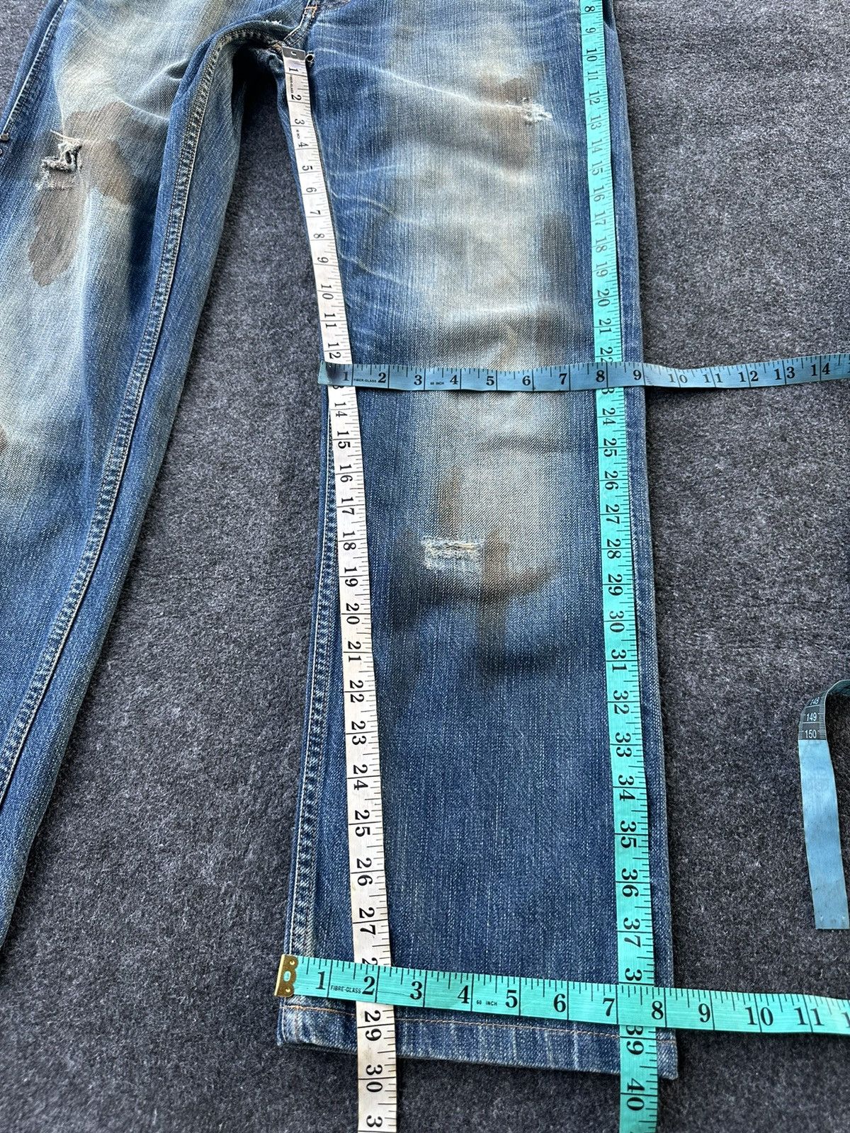 Dolce & Gabbana Dolce Gabbana Distressed Rusty Denim W35 D174 Size US 35 - 9 Thumbnail