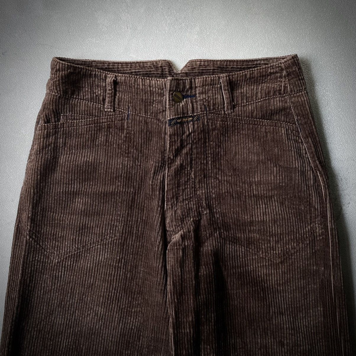 marithe francois girbaud corduroy buckle back pants