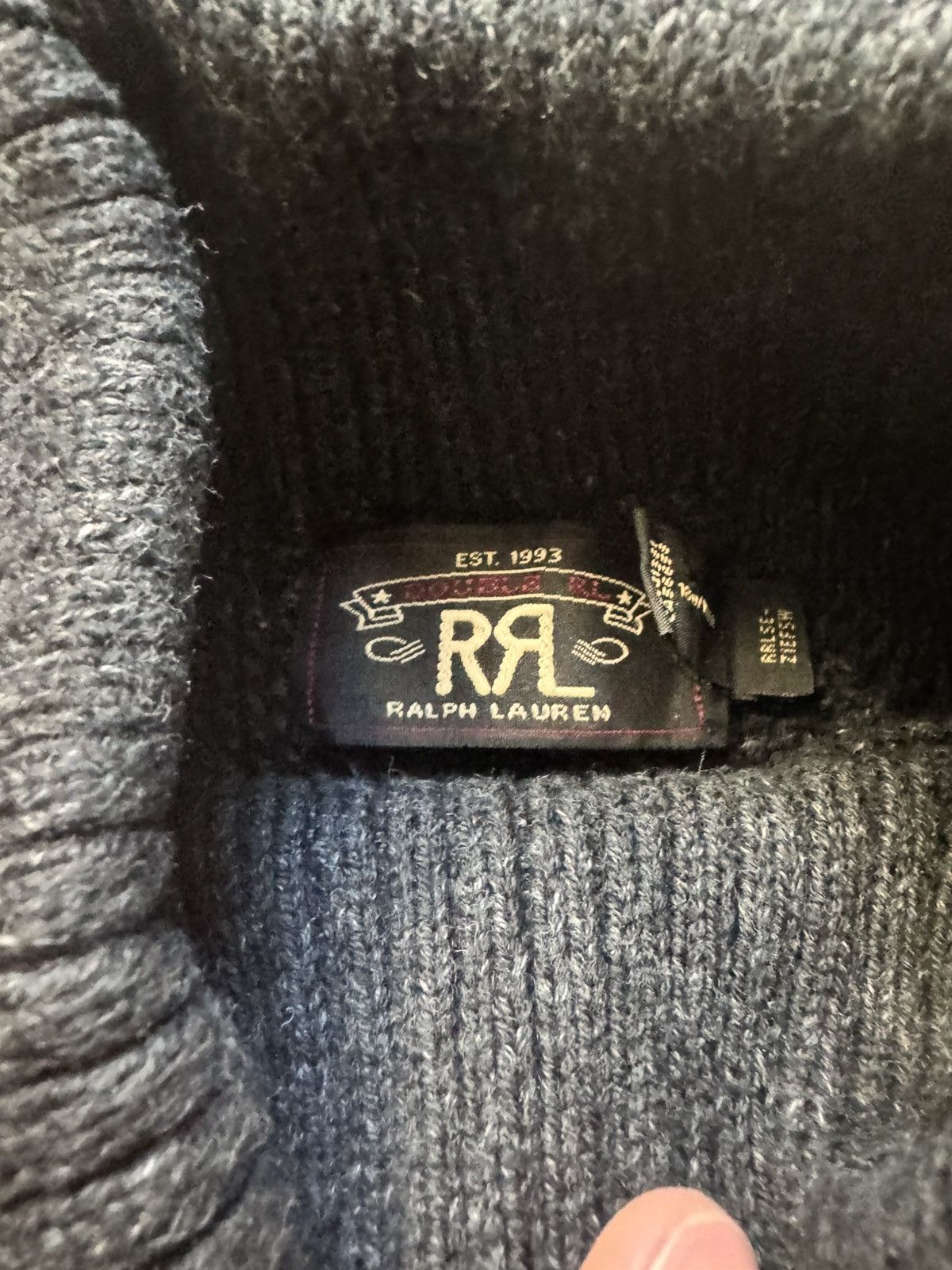 RRL Ralph Lauren Mock Neck Sweater Size US M / EU 48-50 / 2 - 3 Thumbnail