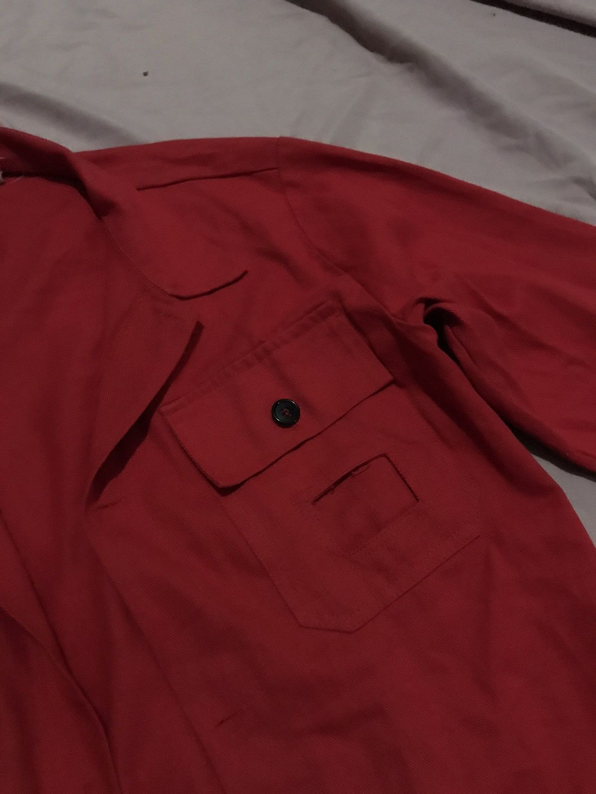 Pirelli PIRELLI PURE COTTON CANEVAS RED CHORE JACKET Size US S / EU 44-46 / 1 - 4 Thumbnail