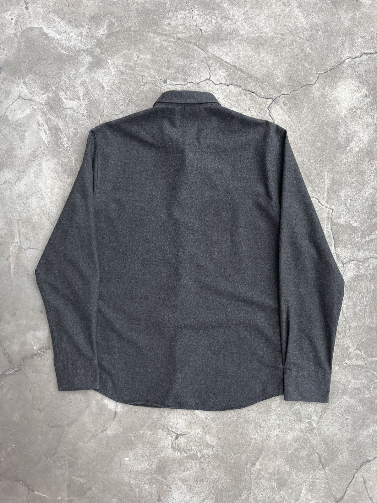 Other Dark, Gray Shirt w/ Wooden Buttons Size US M / EU 48-50 / 2 - 3 Thumbnail